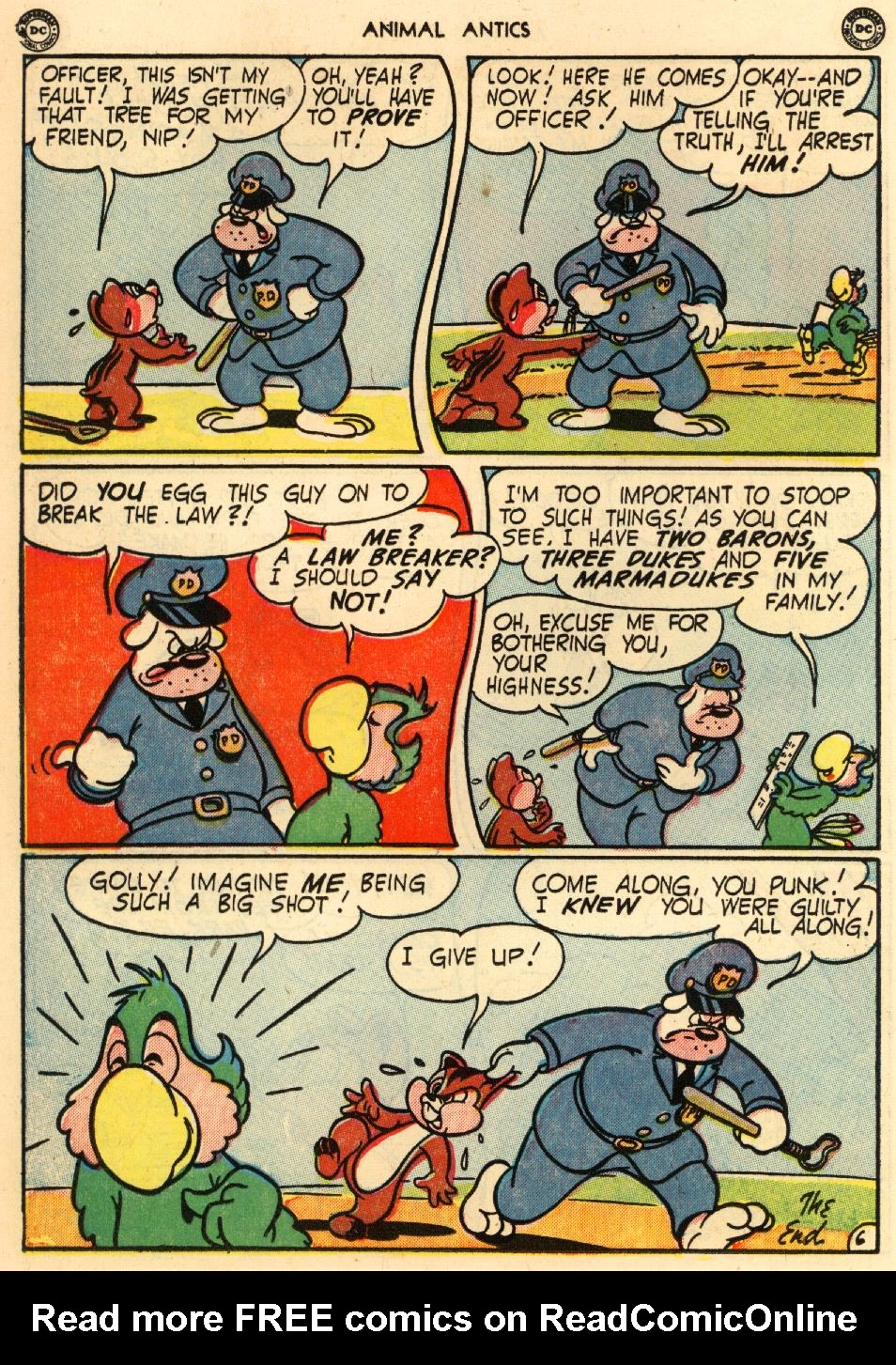 Read online Animal Antics comic -  Issue #29 - 32
