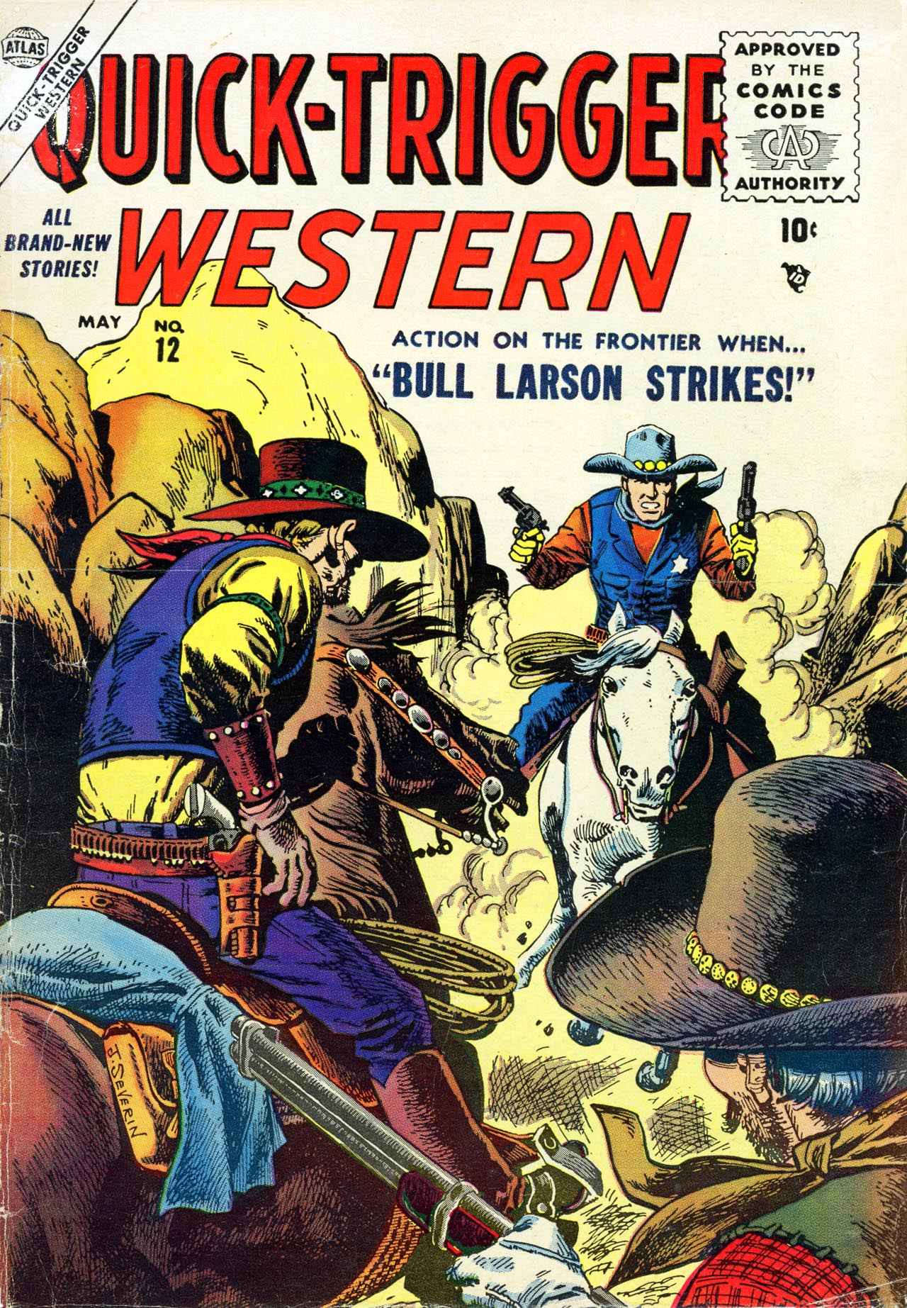 Read online Quick-Trigger Western comic -  Issue #12 - 1