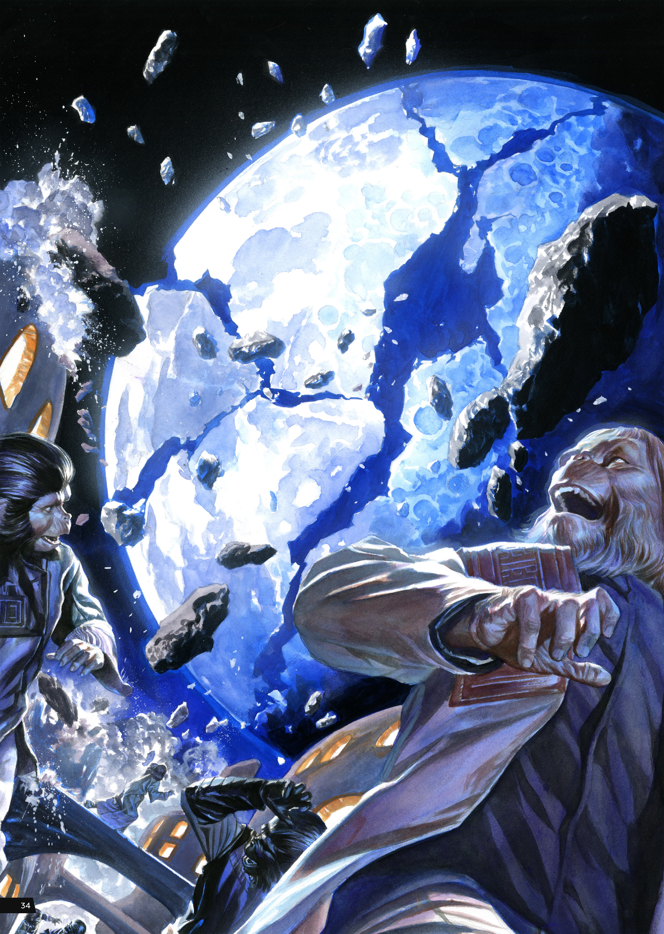 Read online Planet of the Apes Artist Tribute comic -  Issue # TPB - 34