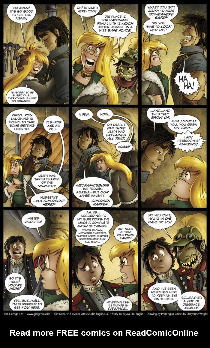 Read online Girl Genius (2002) comic -  Issue #13 - 126