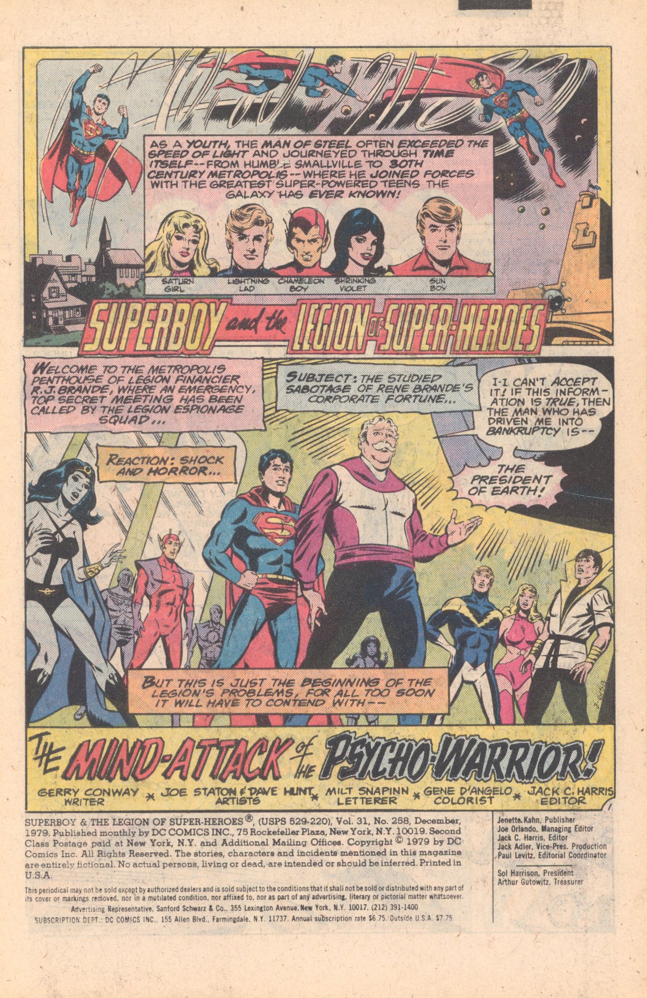 Read online Superboy and the Legion of Super-Heroes (1977) comic -  Issue #258 - 2
