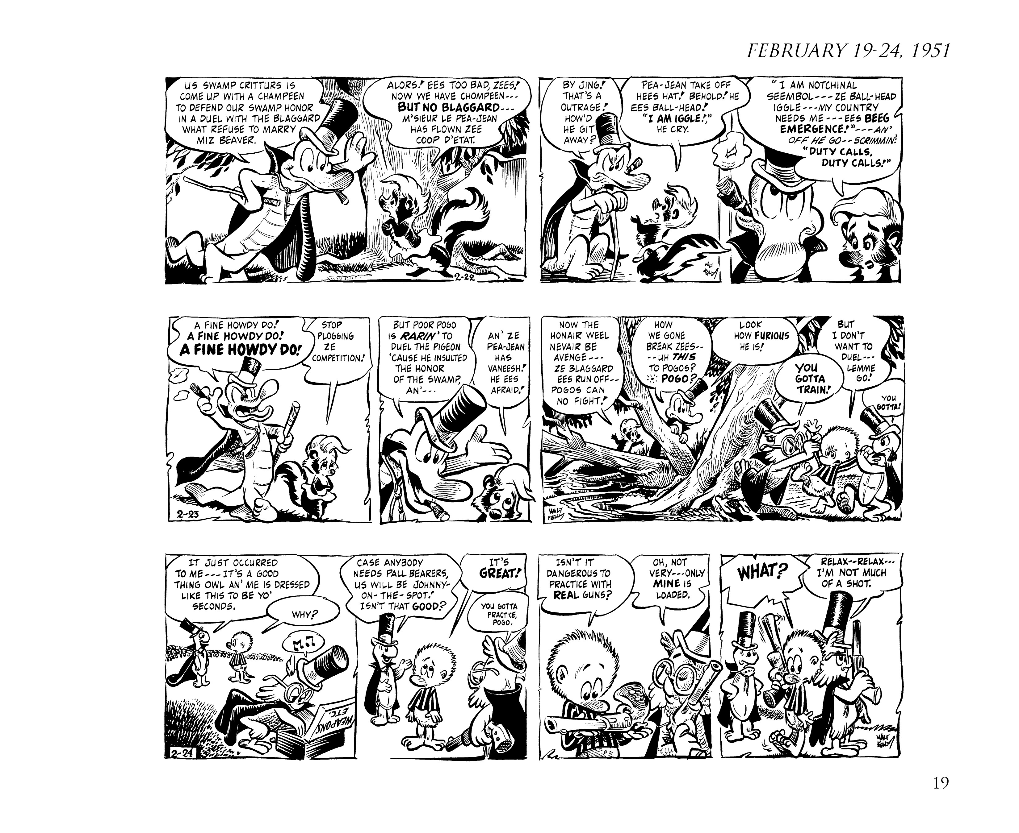 Read online Pogo by Walt Kelly: The Complete Syndicated Comic Strips comic -  Issue # TPB 2 (Part 1) - 37