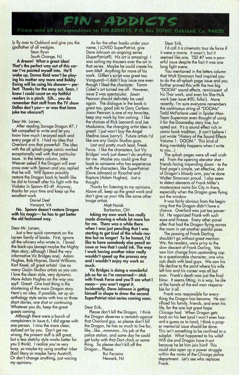 Read online The Savage Dragon (1993) comic -  Issue #8 - 31