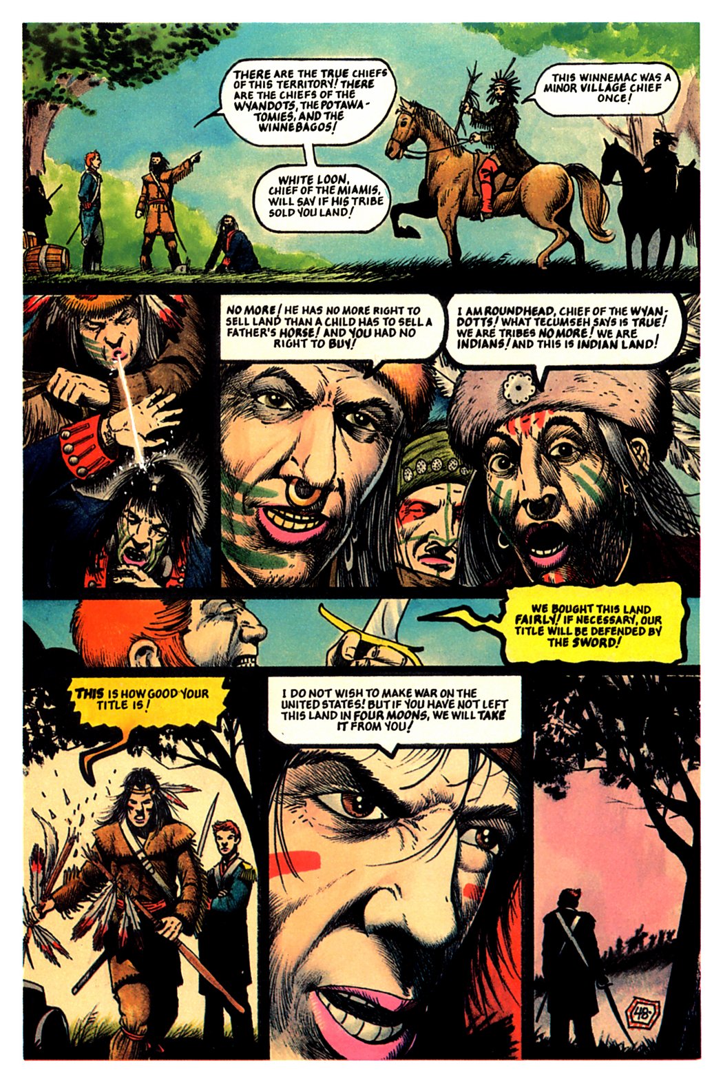 Read online Allen W. Eckert's Tecumseh! comic -  Issue # Full - 52