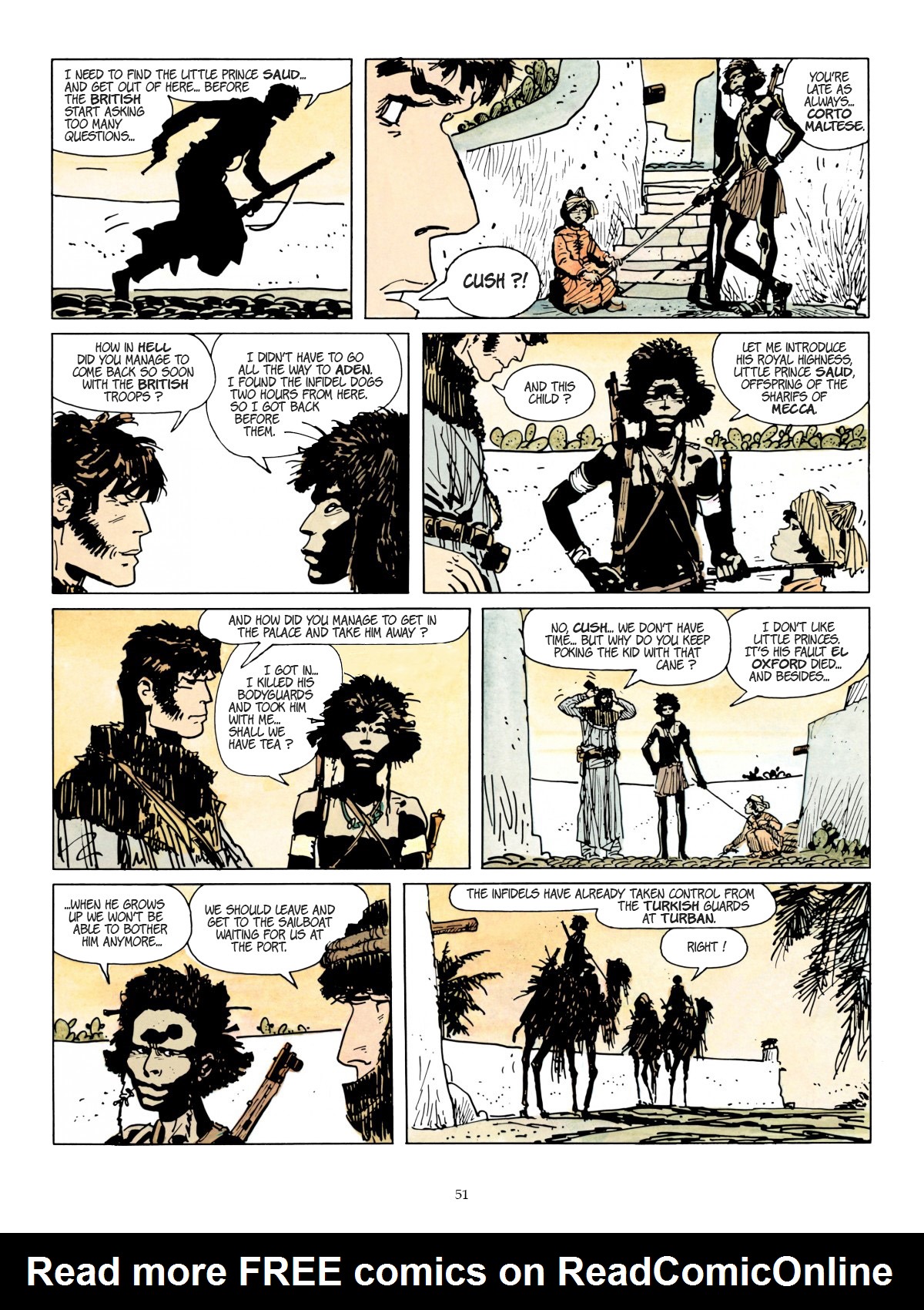 Read online Corto Maltese comic -  Issue # TPB 8 (Part 1) - 41