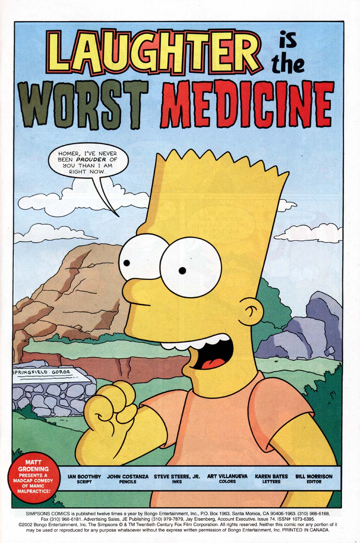 Read online Simpsons Comics comic -  Issue #74 - 2