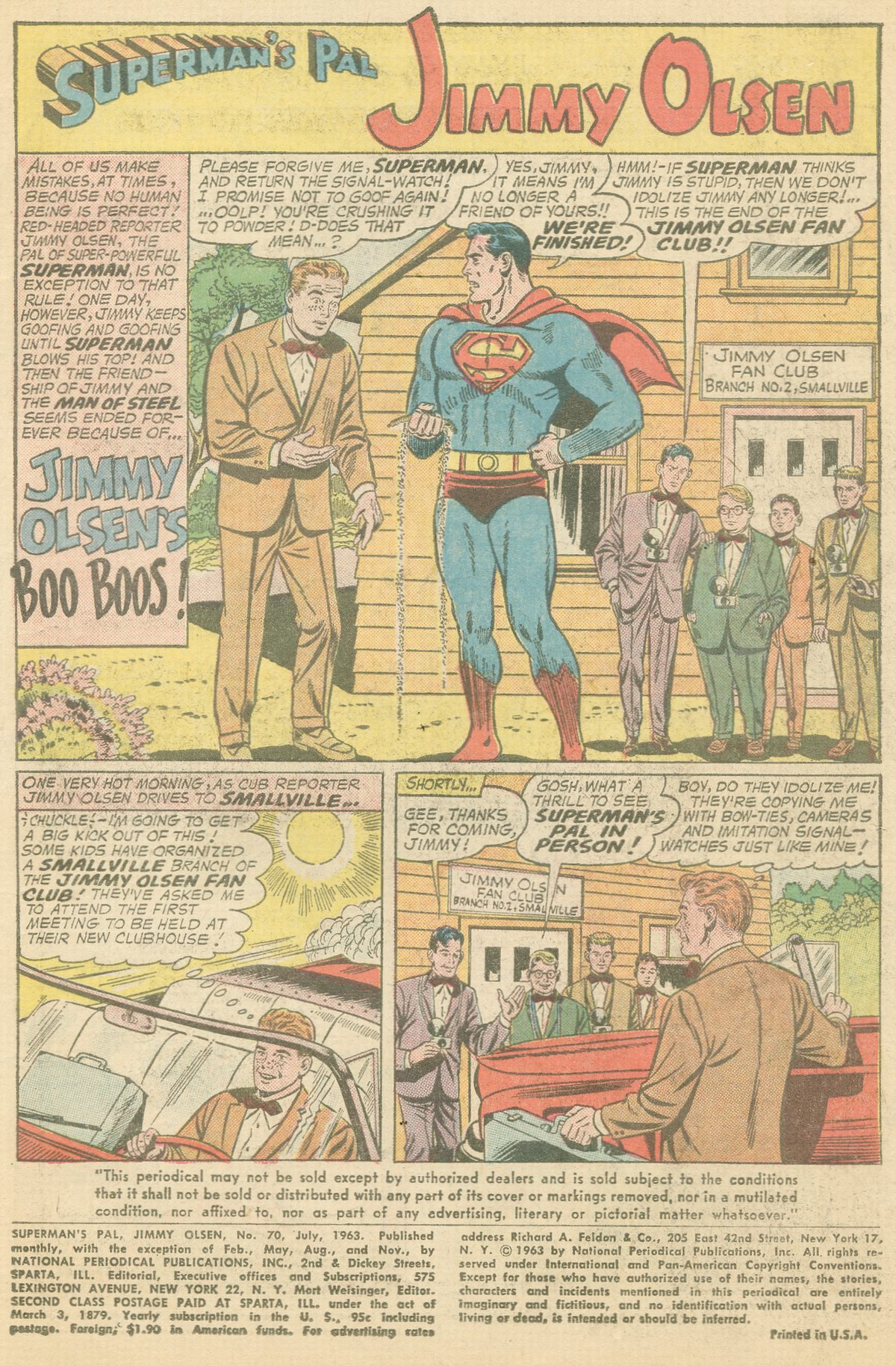 Read online Superman's Pal Jimmy Olsen comic -  Issue #70 - 3