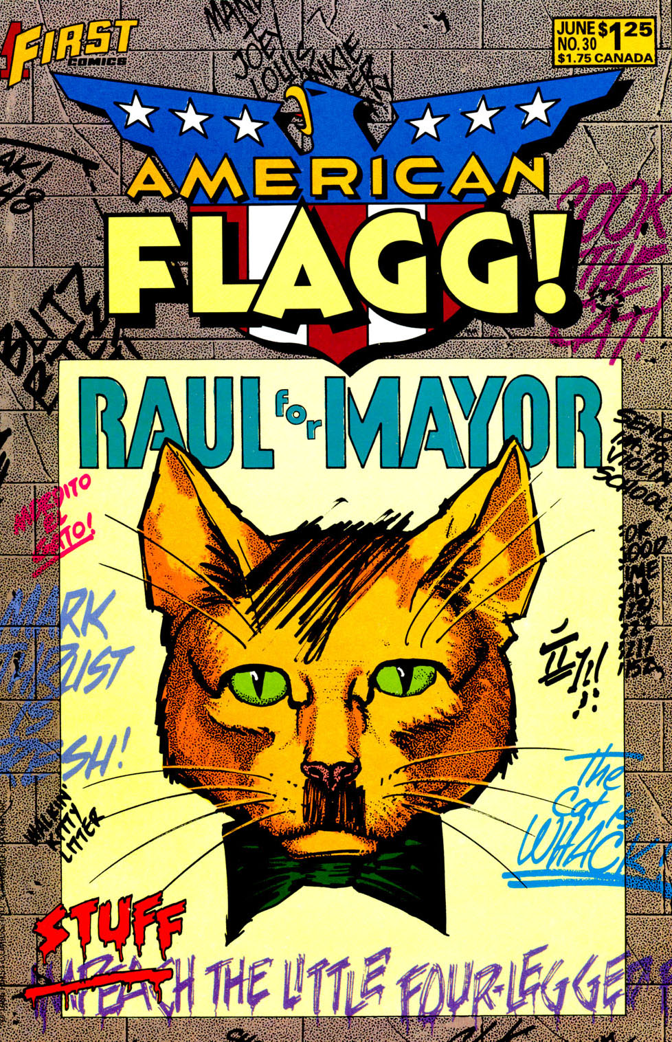 Read online American Flagg! comic -  Issue #30 - 1