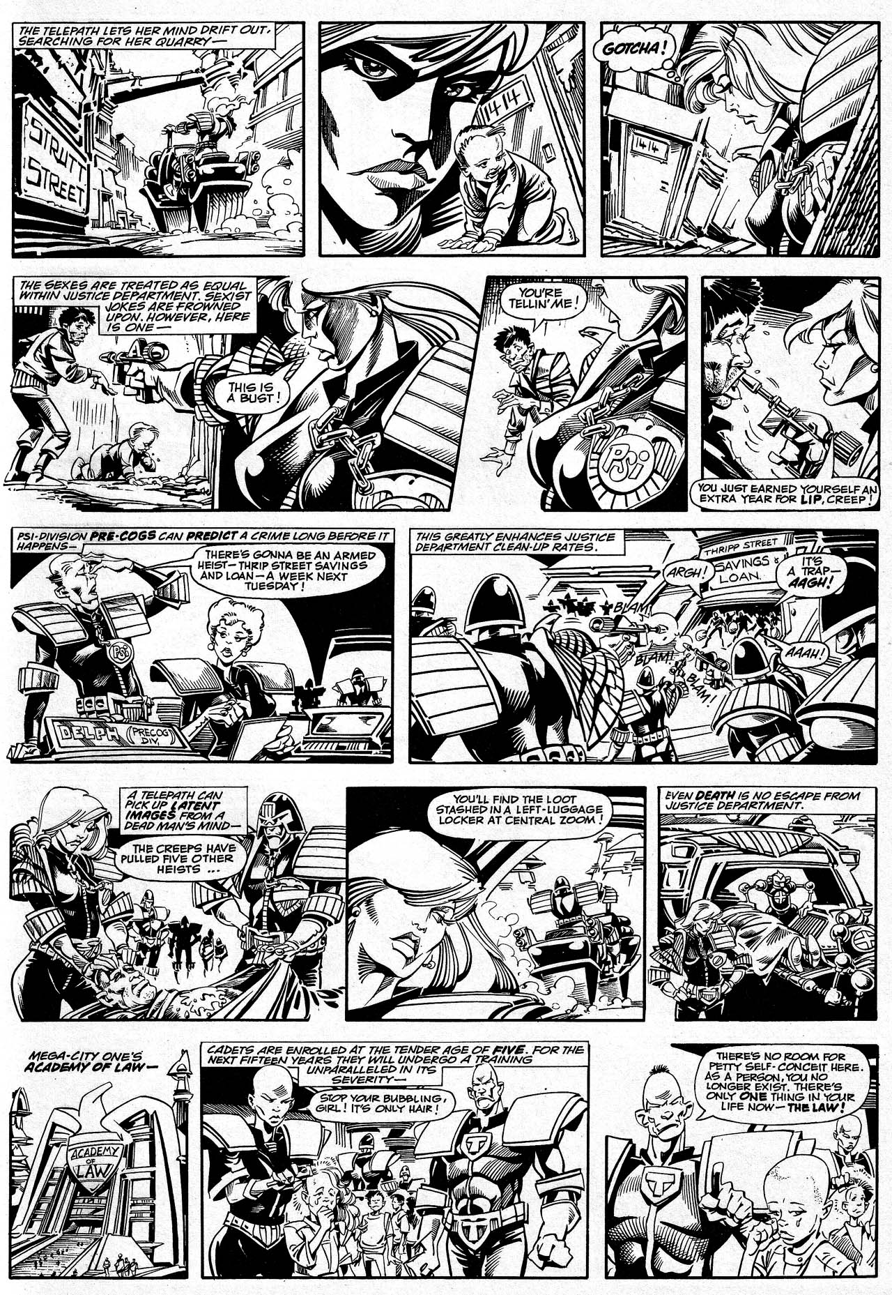 Read online Judge Dredd Megazine (vol. 3) comic -  Issue #57 - 23