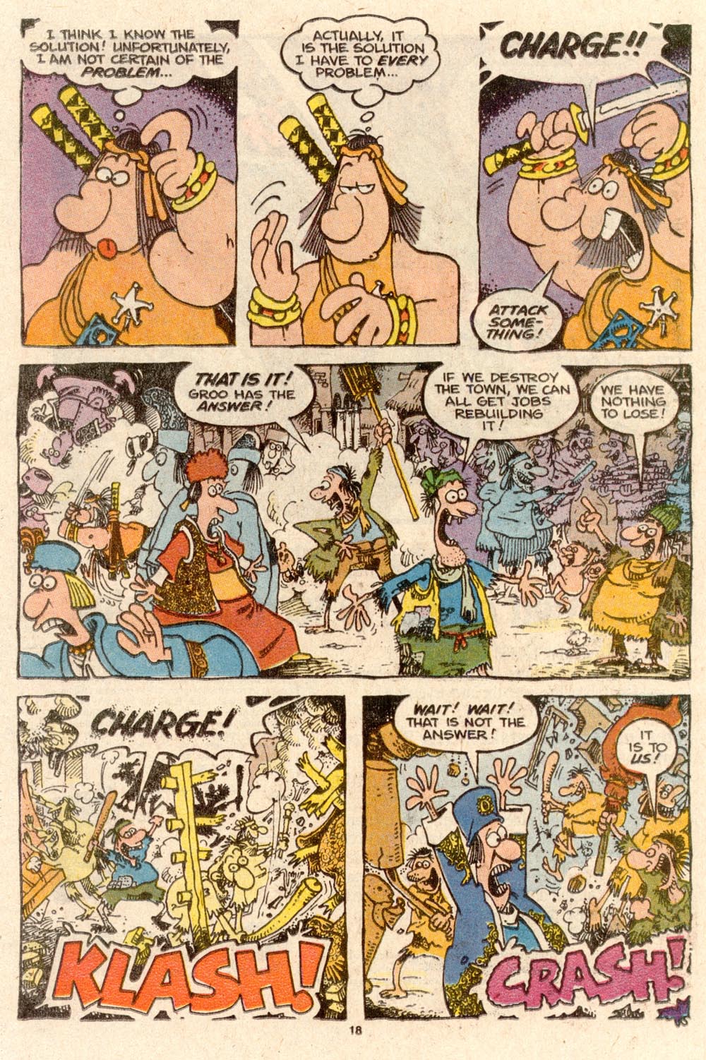 Read online Sergio Aragonés Groo the Wanderer comic -  Issue #60 - 18
