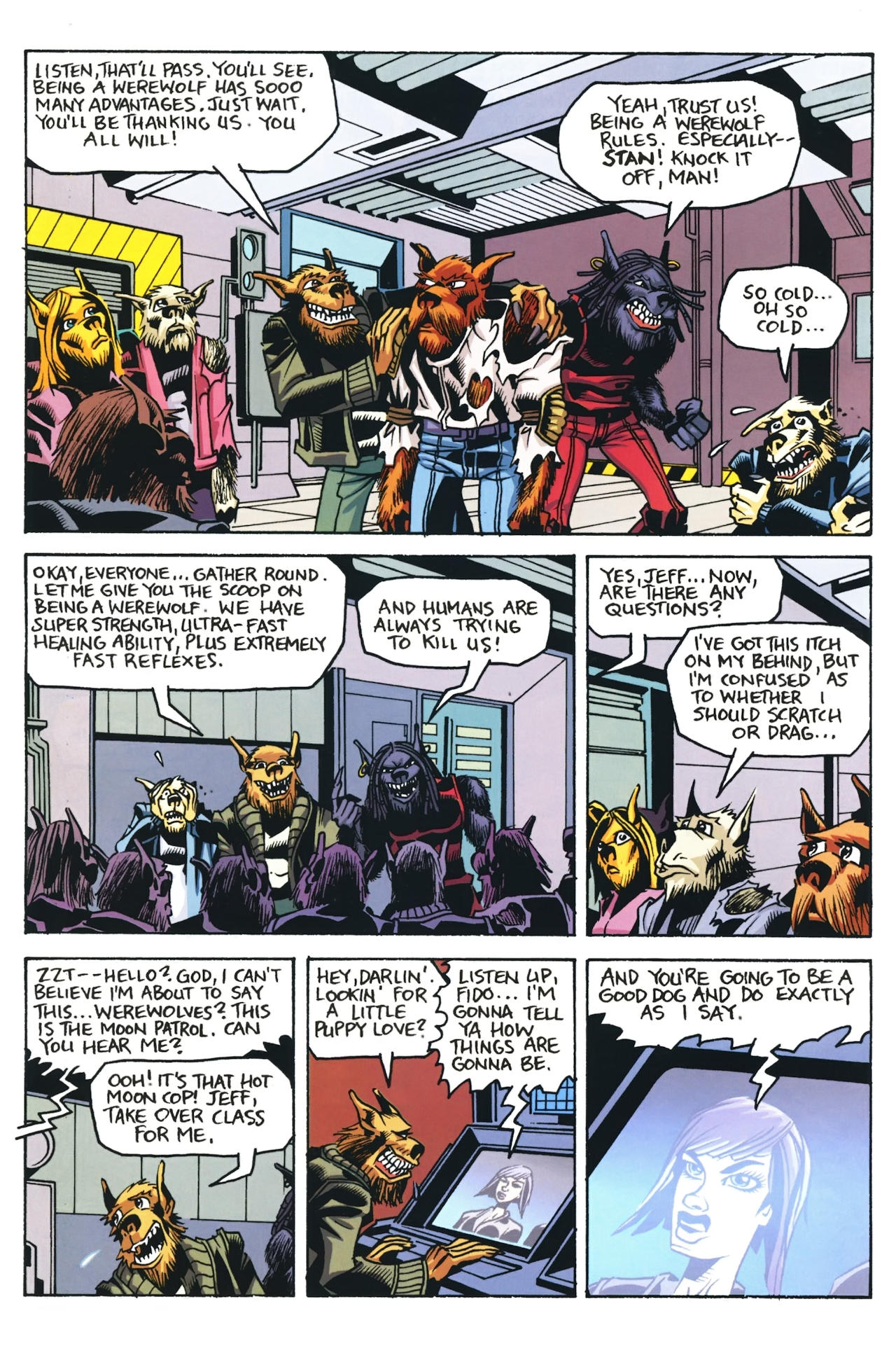 Read online Werewolves on the Moon: Versus Vampires comic -  Issue #1 - 18