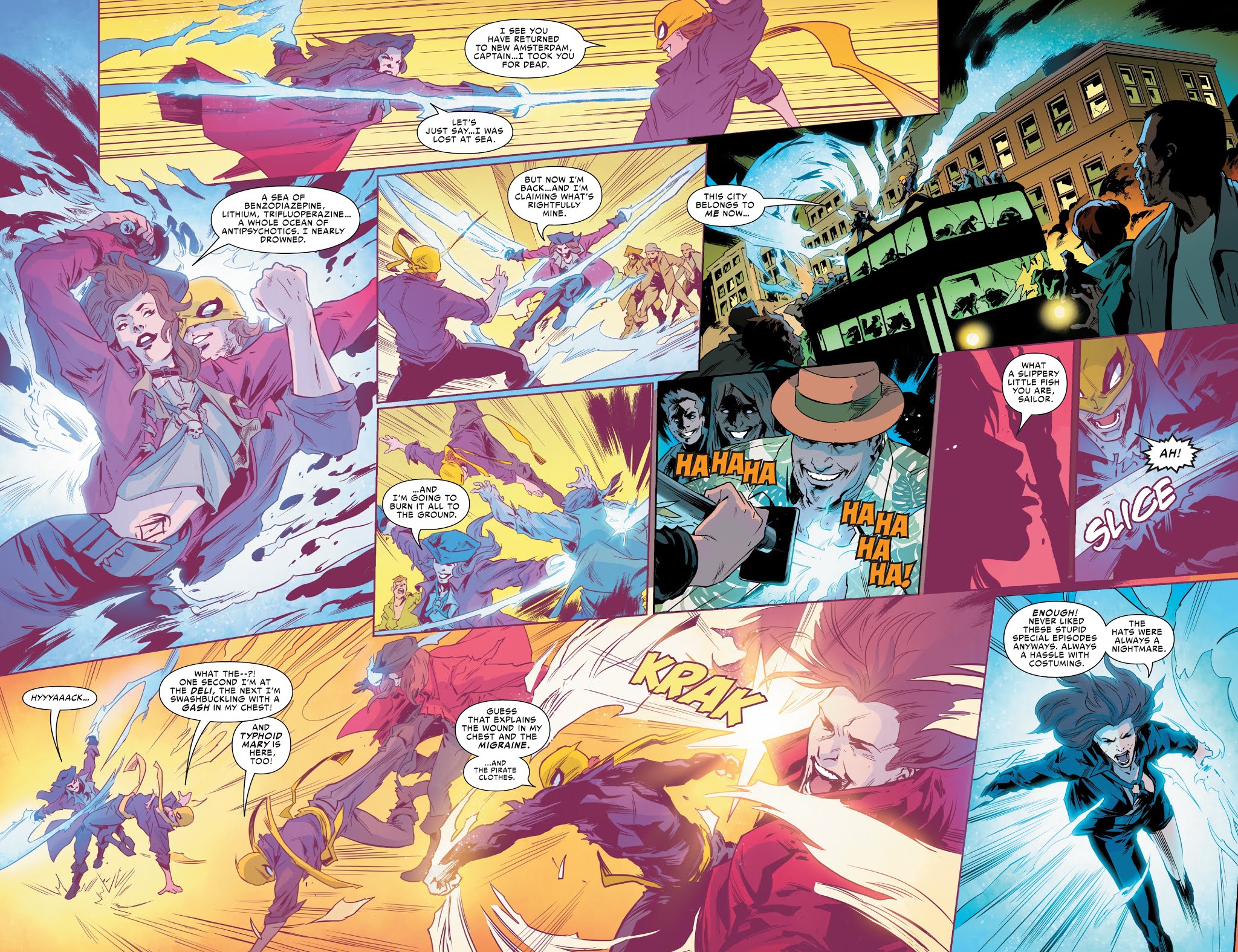 Read online Typhoid Fever: Iron Fist comic -  Issue # Full - 10