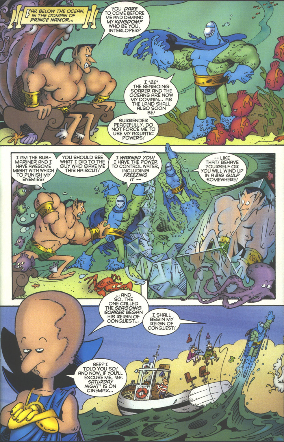 Read online Sergio Aragonés Massacres Marvel comic -  Issue # Full - 7