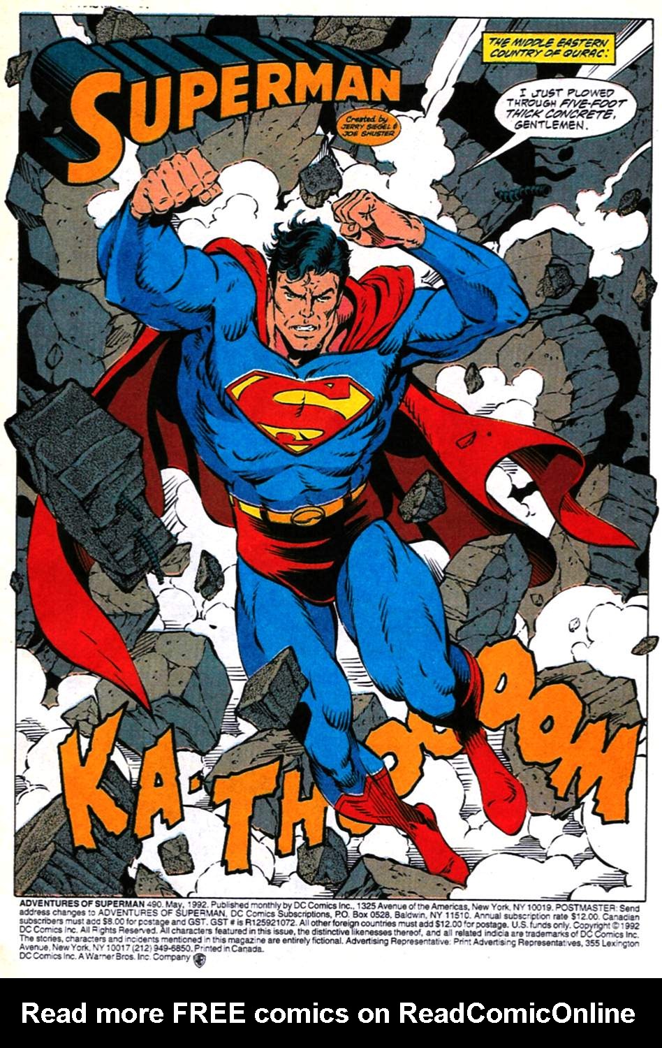 Read online Adventures of Superman (1987) comic -  Issue #490 - 2