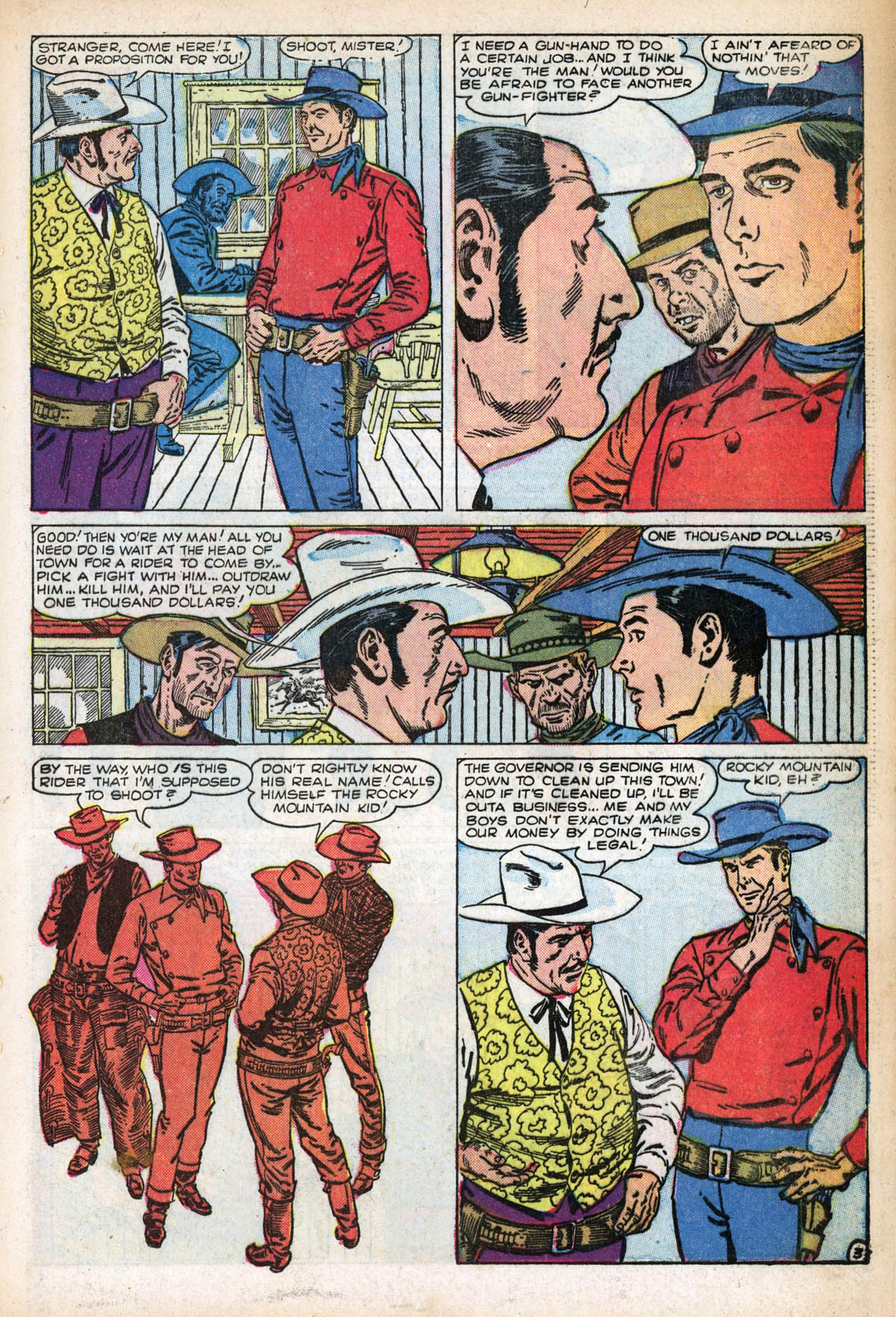 Read online Western Outlaws (1954) comic -  Issue #19 - 21