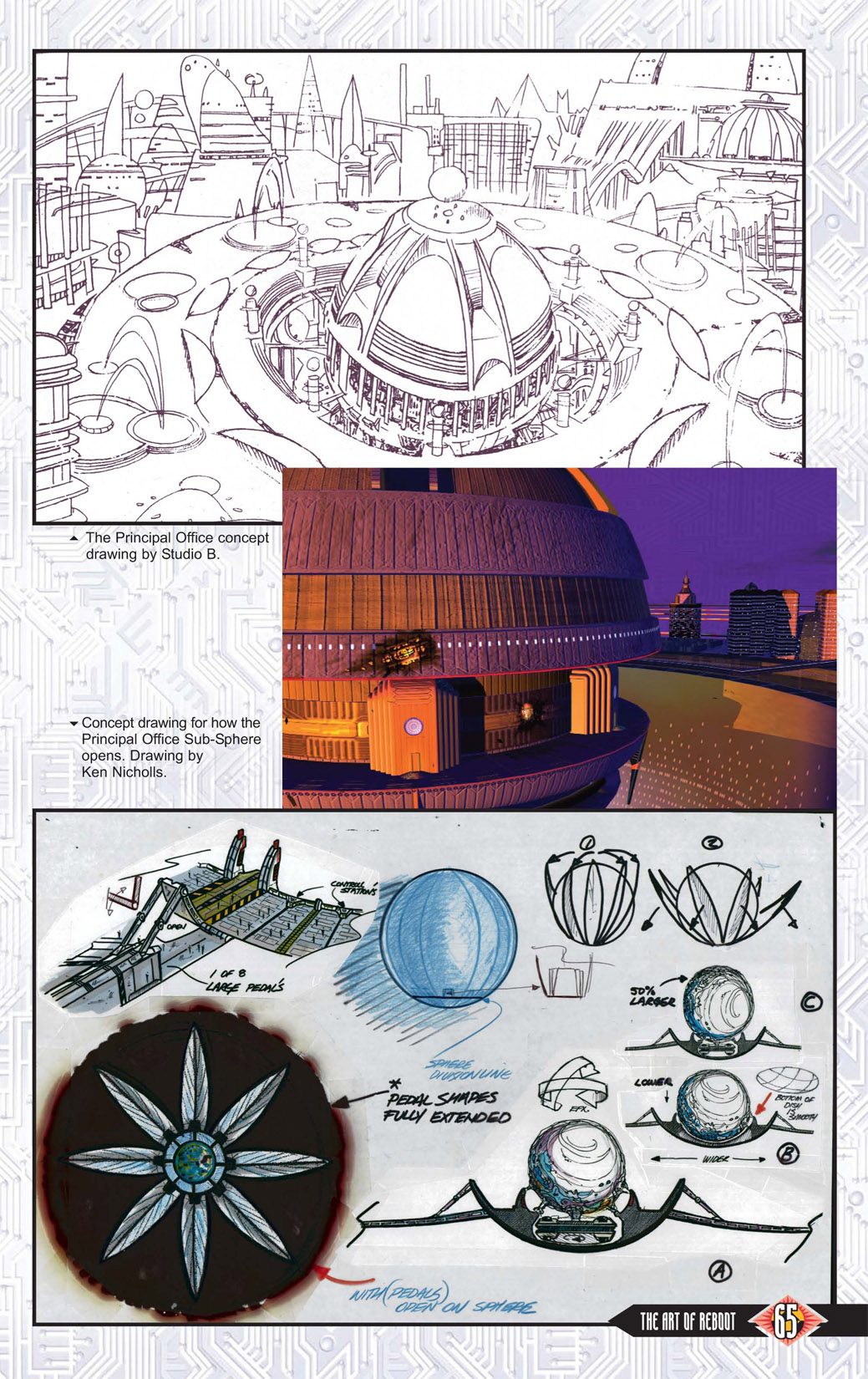 Read online The Art of Reboot comic -  Issue # TPB - 64