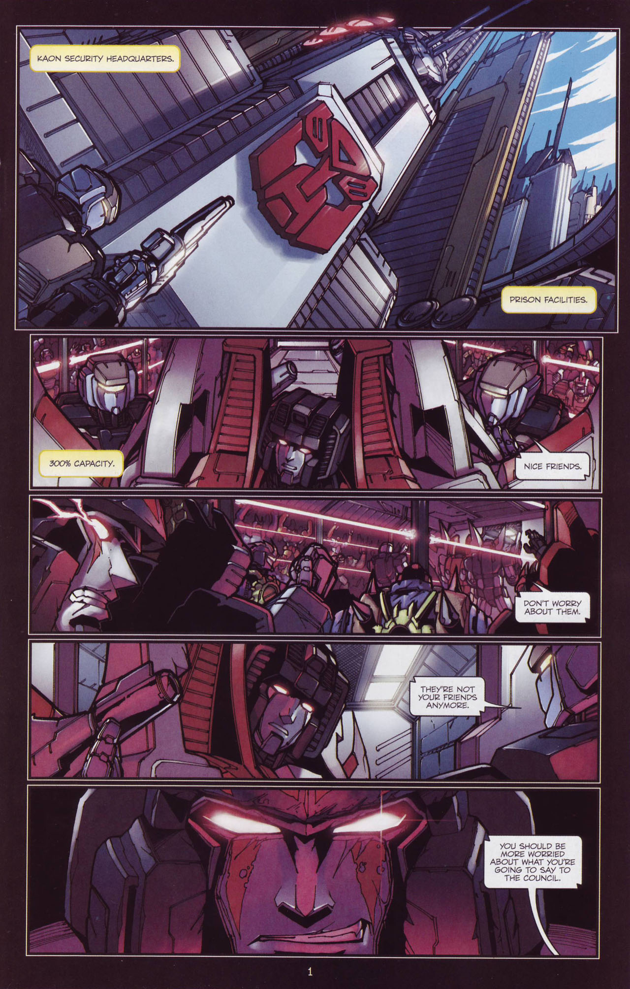 Read online The Transformers Megatron Origin comic -  Issue #4 - 4