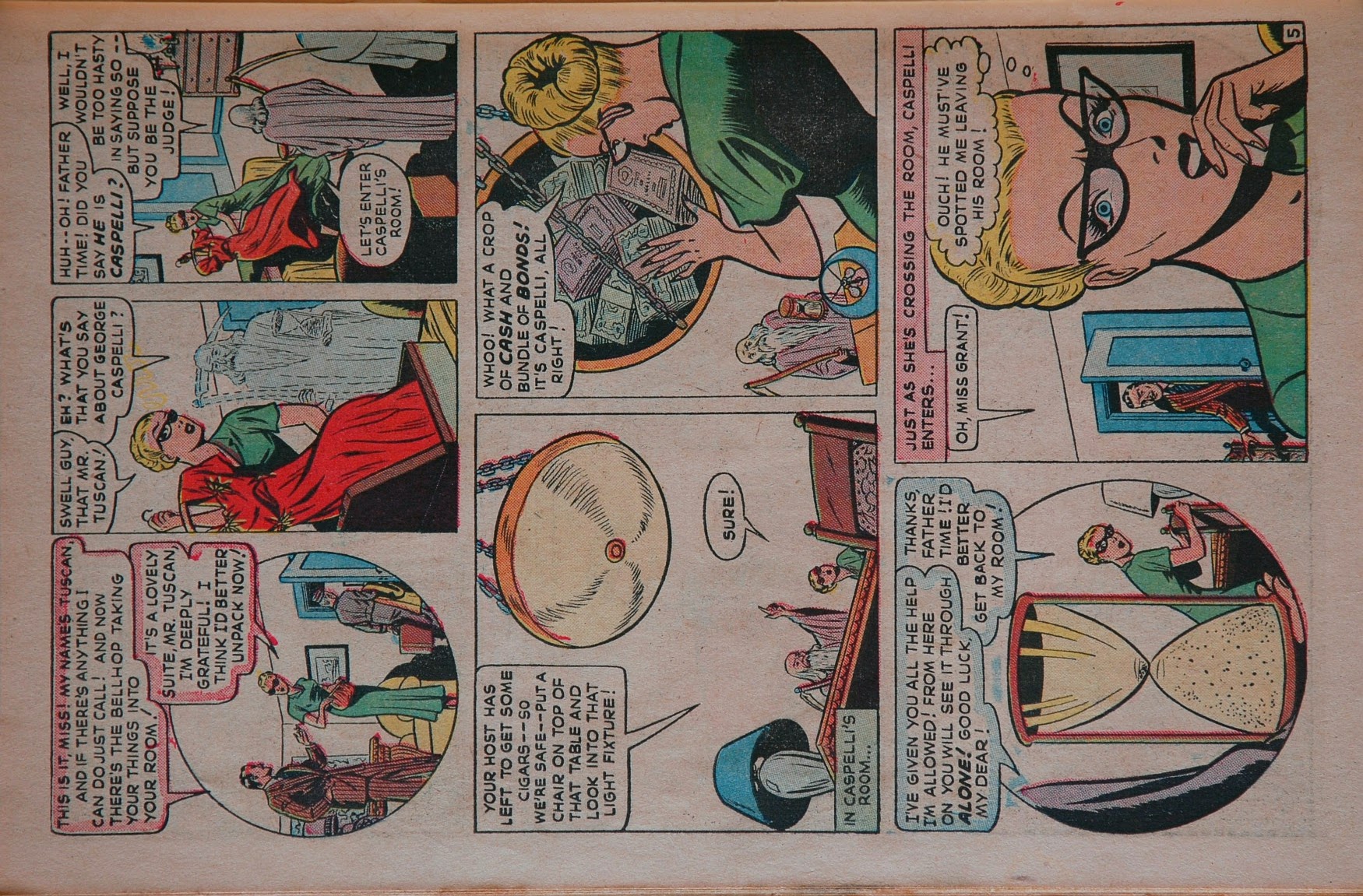 Read online Blonde Phantom Comics comic -  Issue #22 - 28