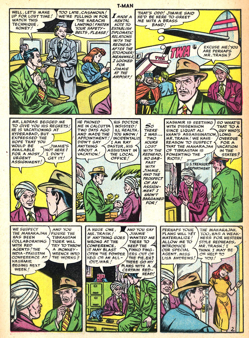 Read online T-Man: World Wide Trouble Shooter comic -  Issue #28 - 18