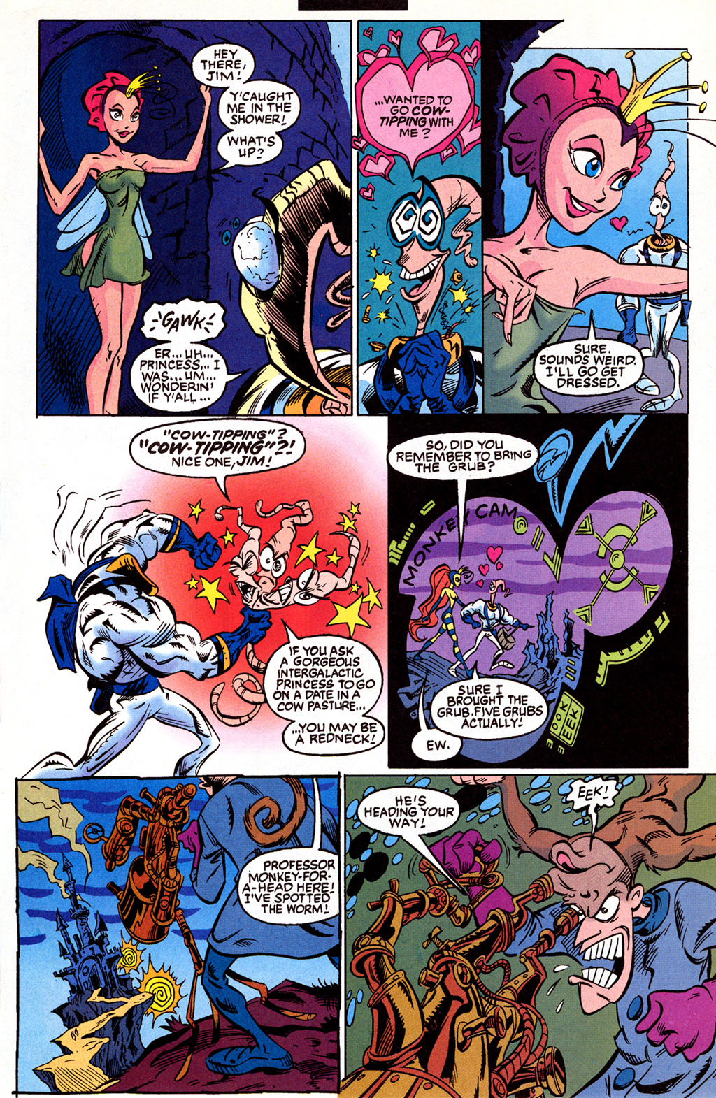 Read online Earthworm Jim comic -  Issue #1 - 7