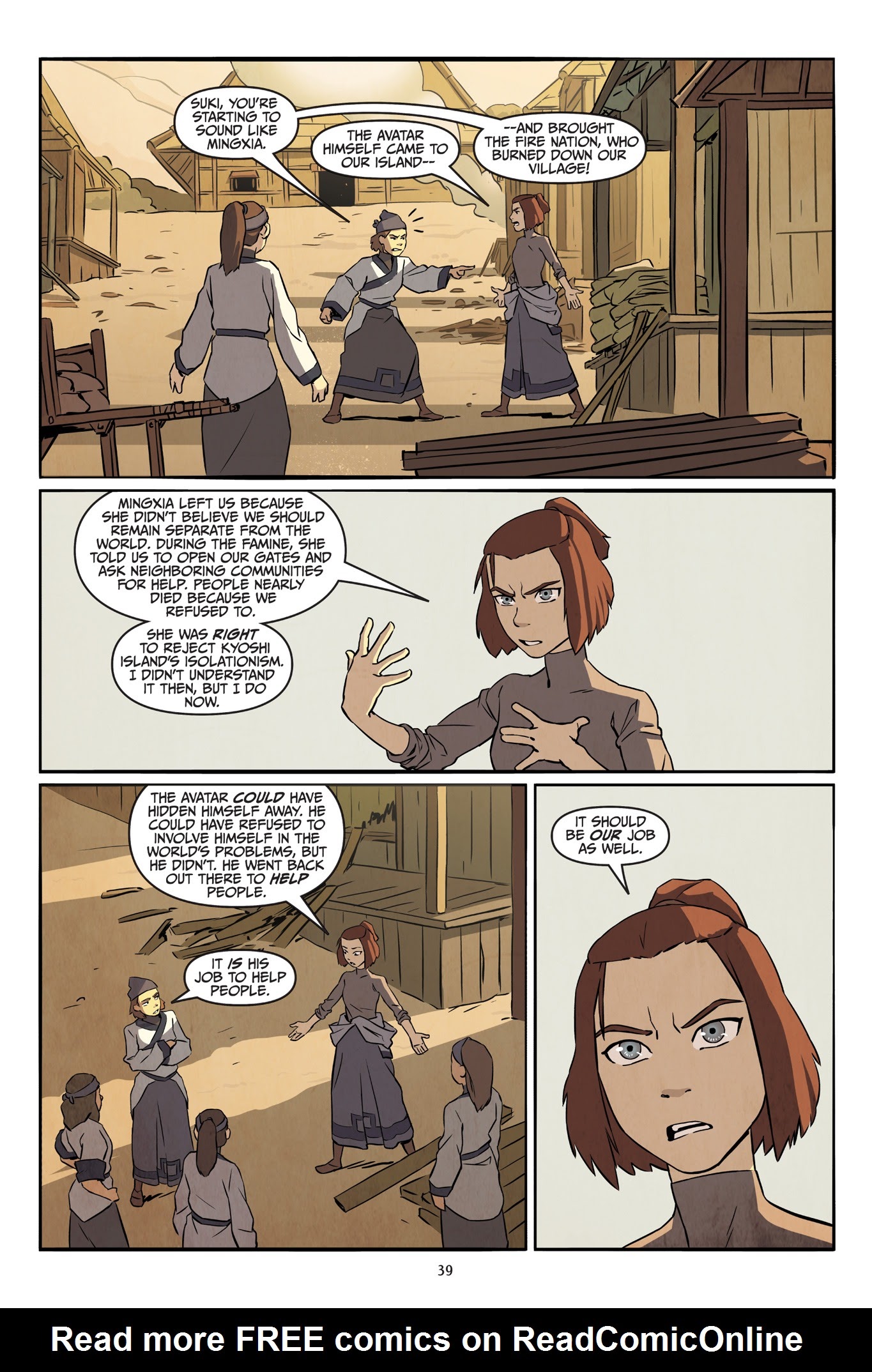 Read online Avatar: The Last Airbender – Suki, Alone comic -  Issue # TPB - 40