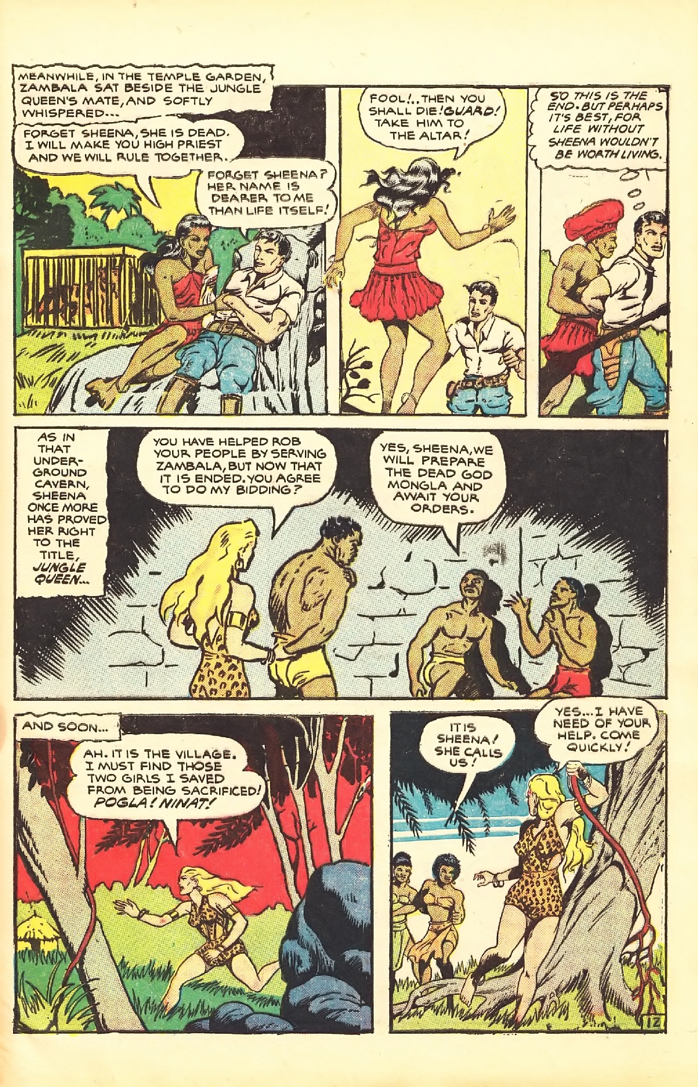 Read online Sheena, Queen of the Jungle (1942) comic -  Issue #7 - 45