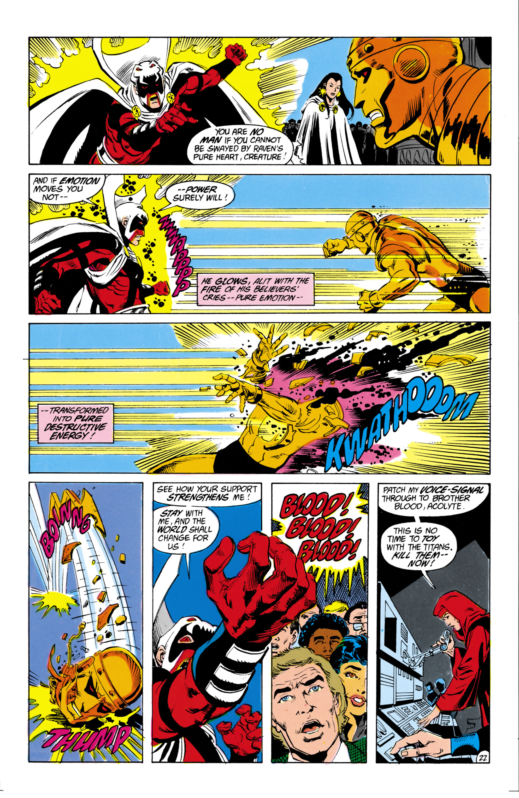 Read online The New Teen Titans (1984) comic -  Issue #29 - 22