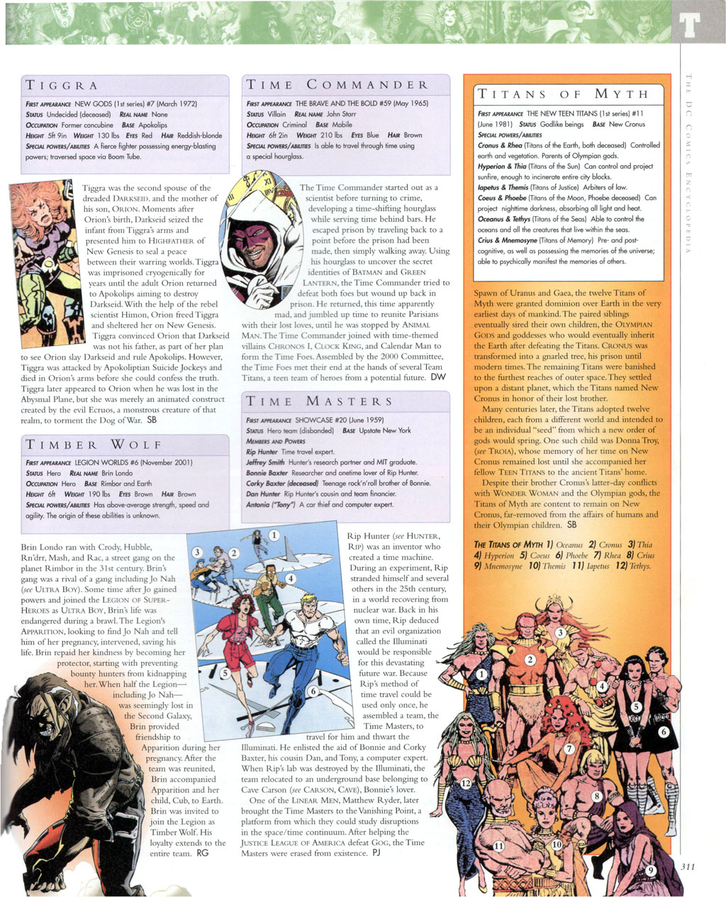 Read online The DC Comics Encyclopedia comic -  Issue # TPB 1 - 312