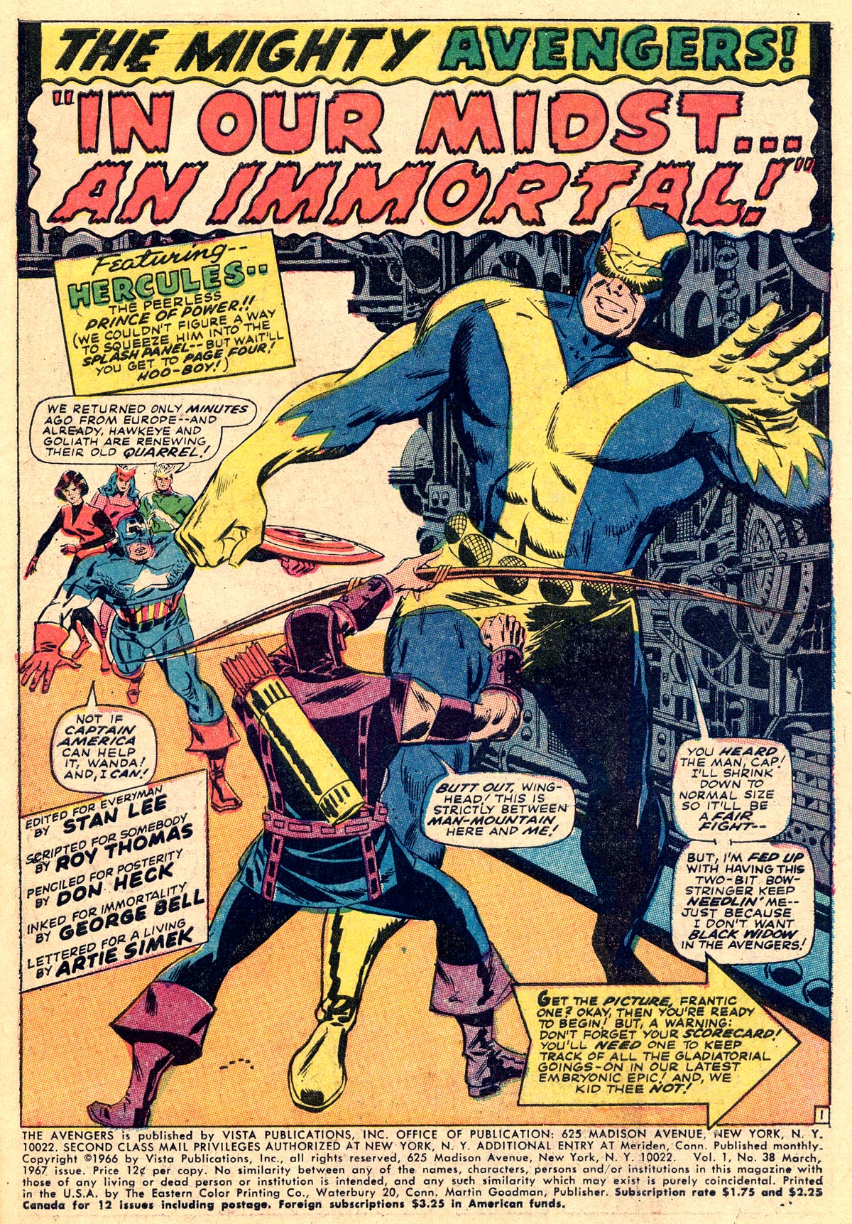 Read online The Avengers (1963) comic -  Issue #38 - 3