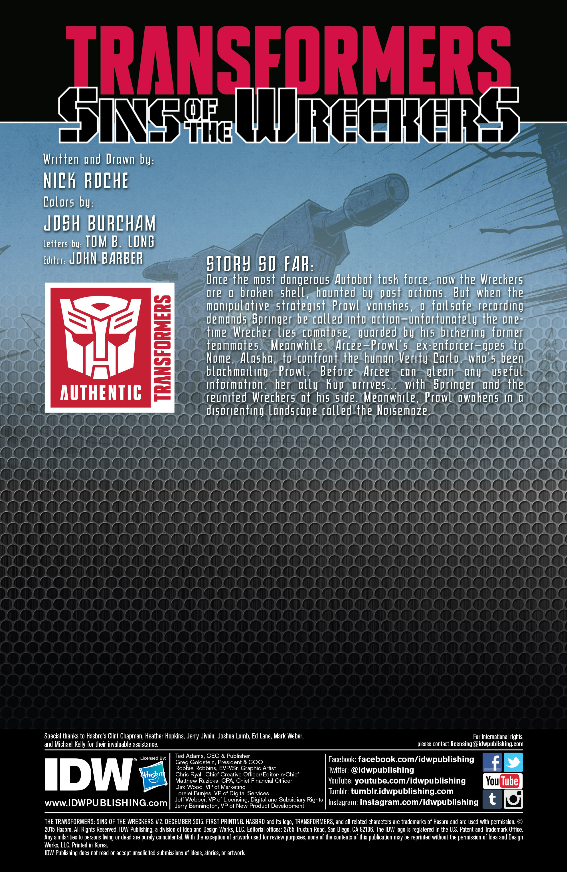 Read online The Transformers: Sins of the Wreckers comic -  Issue #2 - 2
