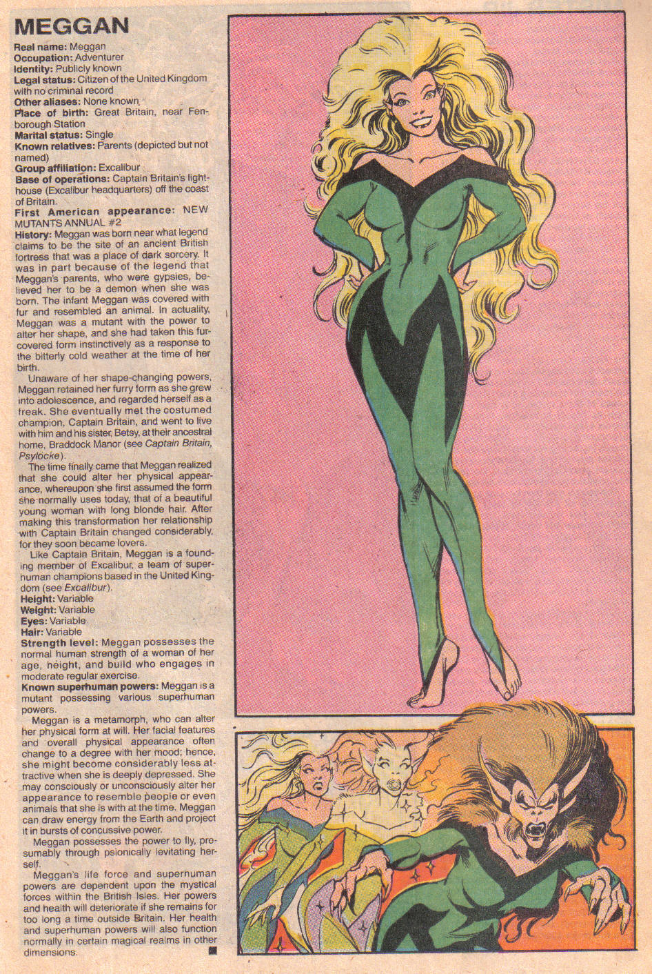 Read online The Official Handbook of the Marvel Universe: Update '89 comic -  Issue #5 - 11