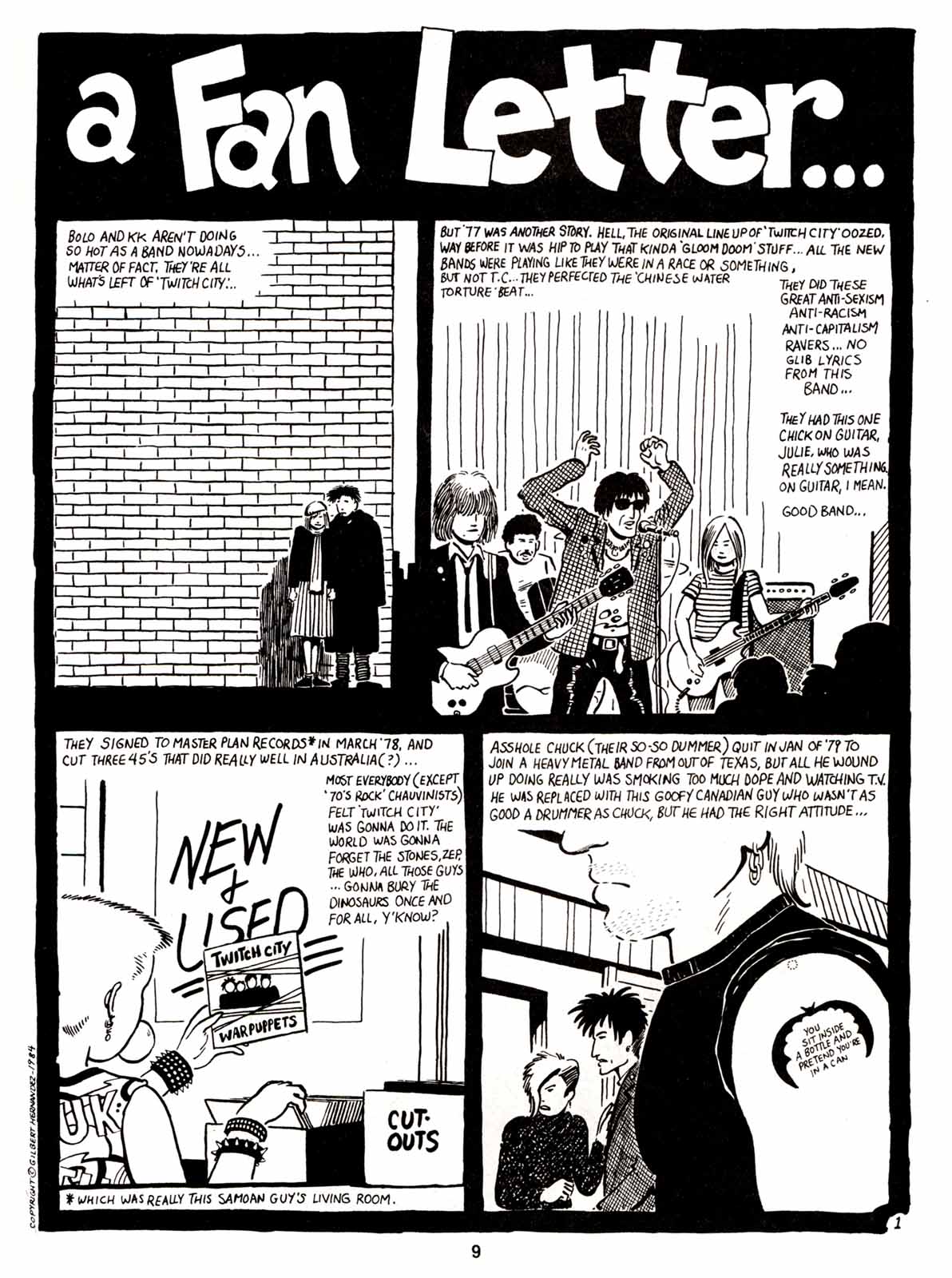 Read online Love and Rockets (1982) comic -  Issue #5 - 11