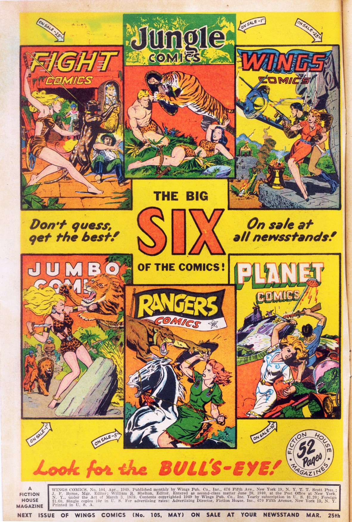 Read online Wings Comics comic -  Issue #104 - 2