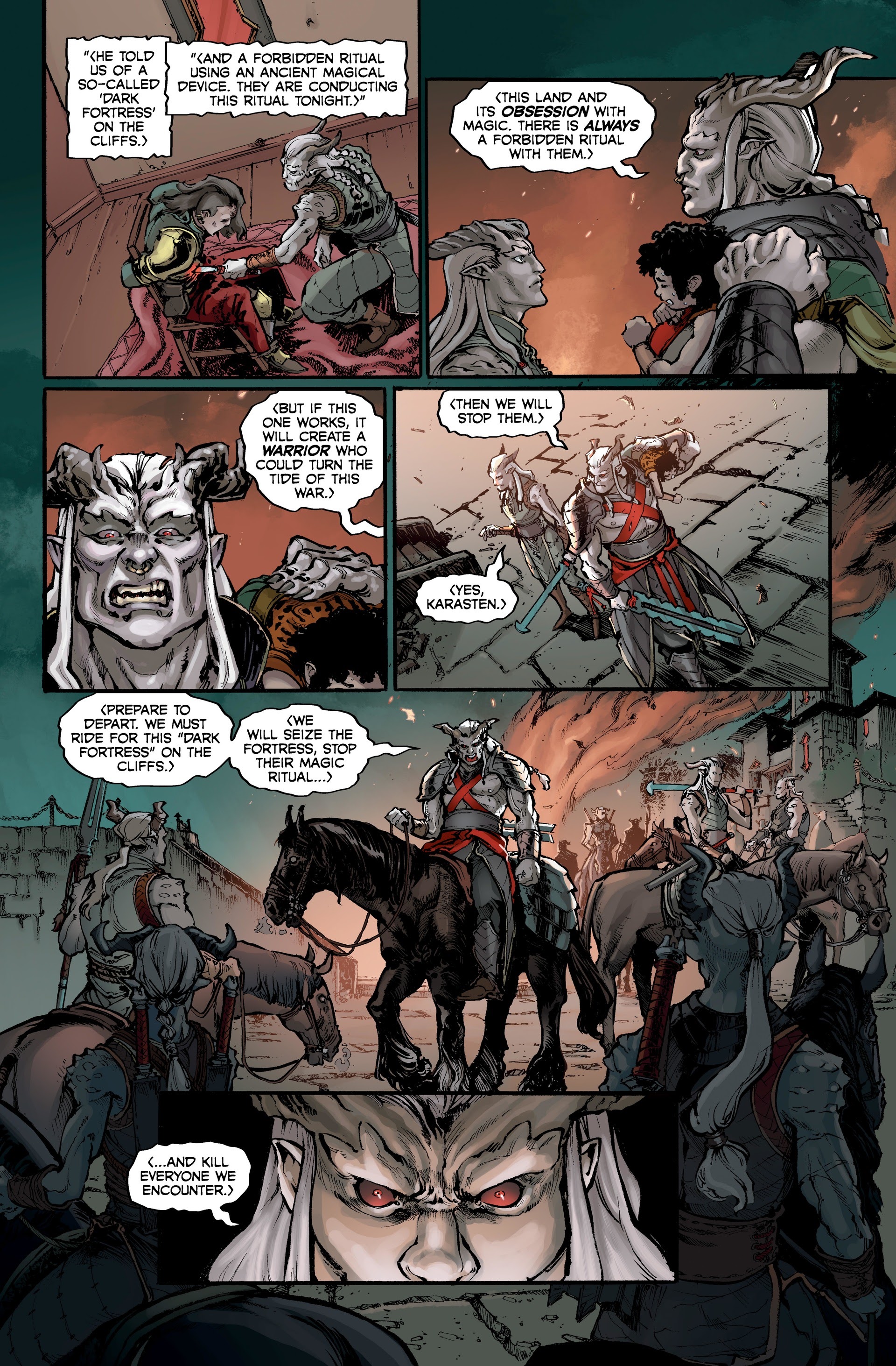 Read online Dragon Age: Wraiths of Tevinter comic -  Issue # TPB (Part 2) - 49