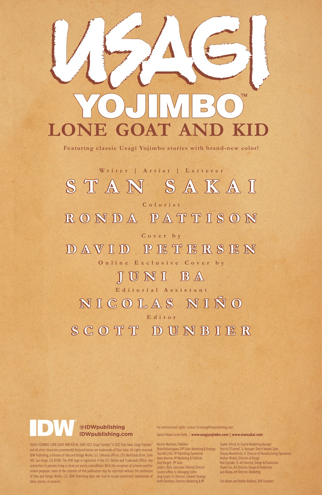 Usagi Yojimbo: Lone Goat and Kid issue 6 - Page 2