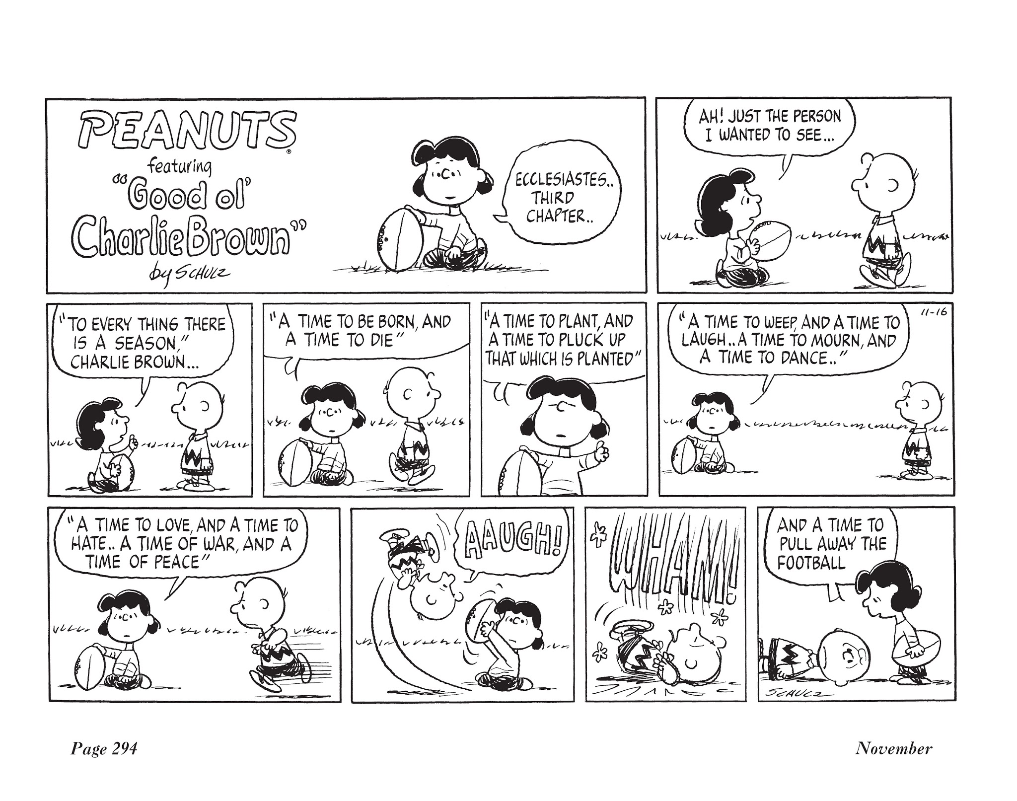 Read online The Complete Peanuts comic -  Issue # TPB 15 - 308