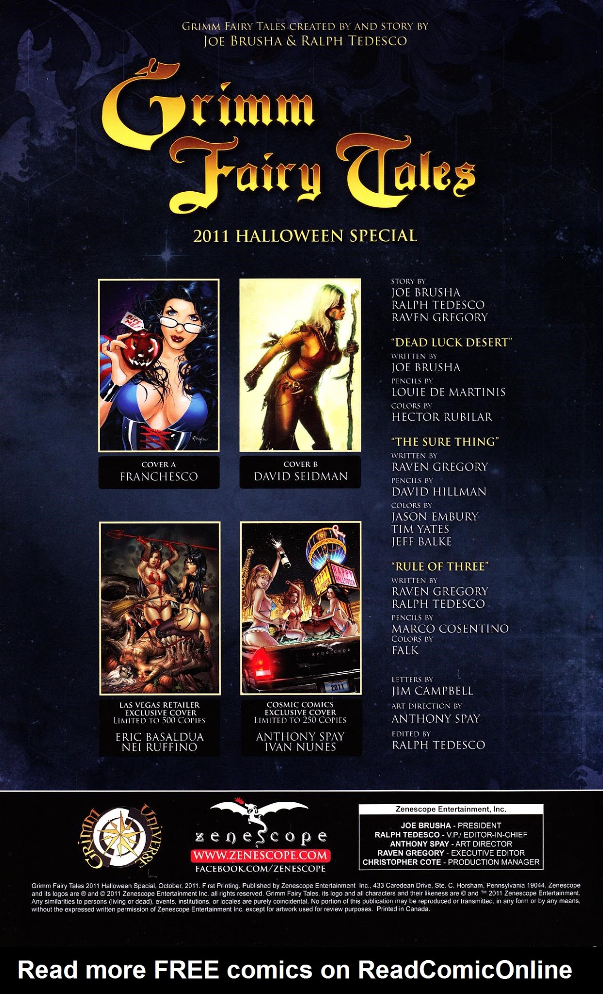 Read online Grimm Fairy Tales: Halloween Special comic -  Issue #3 - 3