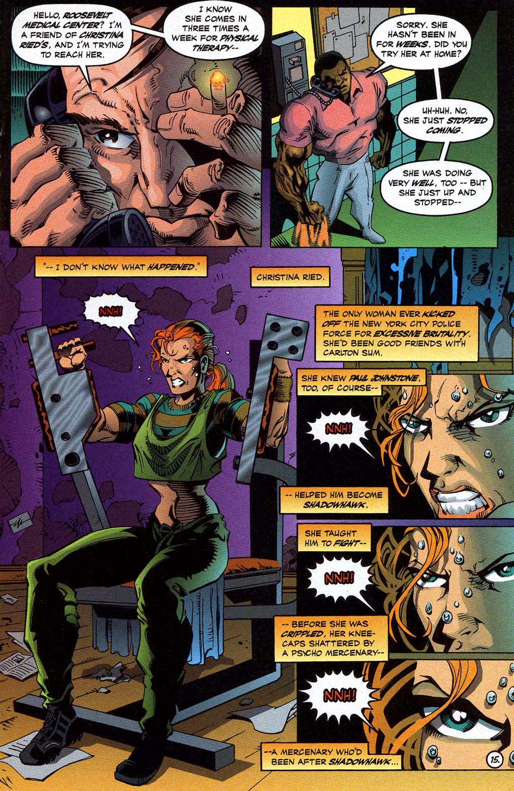 Read online The New Shadowhawk comic -  Issue #1 - 16