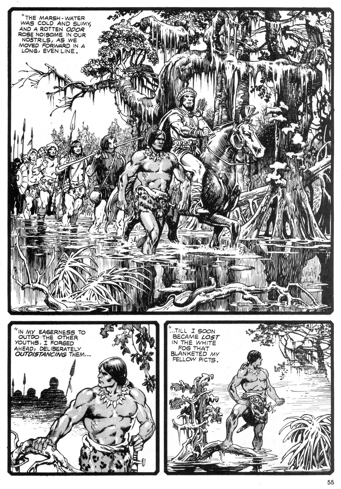Read online The Savage Sword Of Conan comic -  Issue #55 - 54
