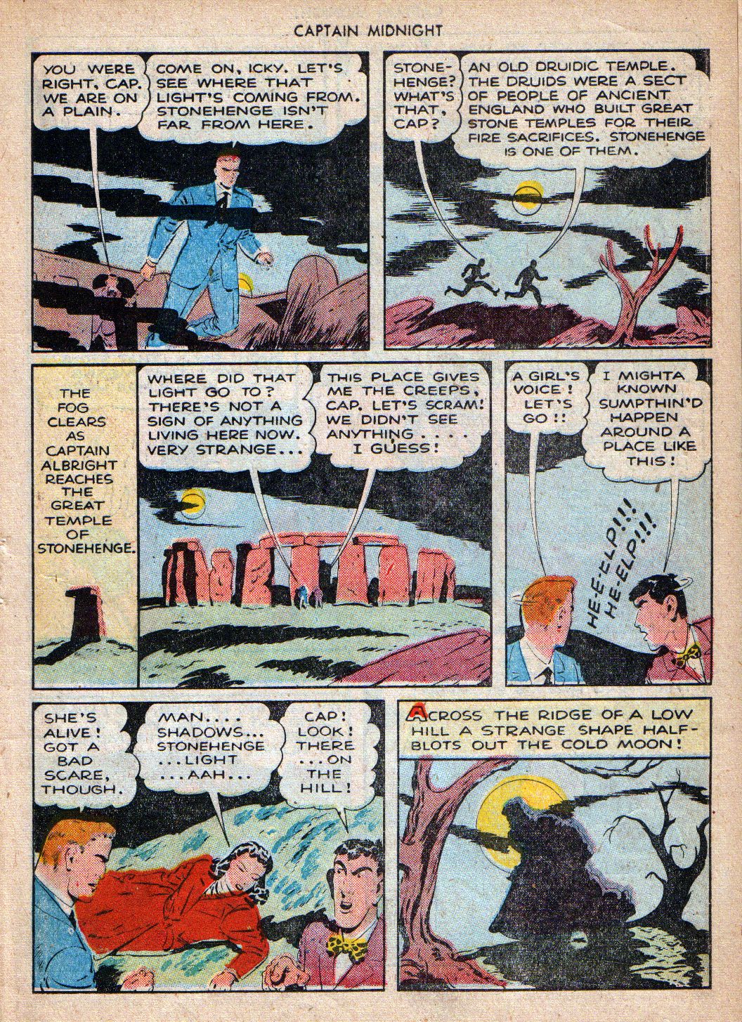 Read online Captain Midnight (1942) comic -  Issue #19 - 19