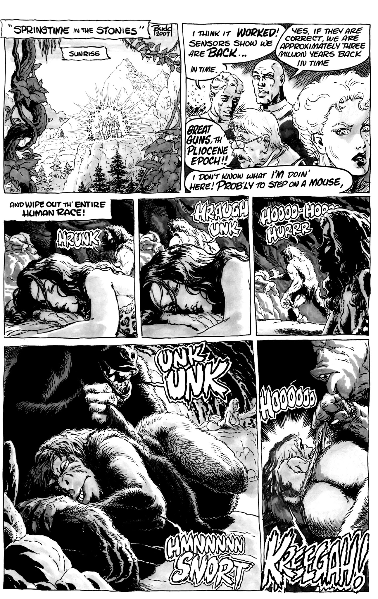 Read online Cavewoman: Prehistoric Pinups comic -  Issue #5 - 5