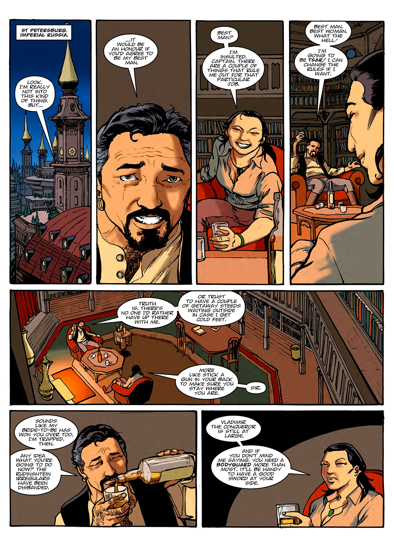 Read online Nikolai Dante comic -  Issue # TPB 11 - 166