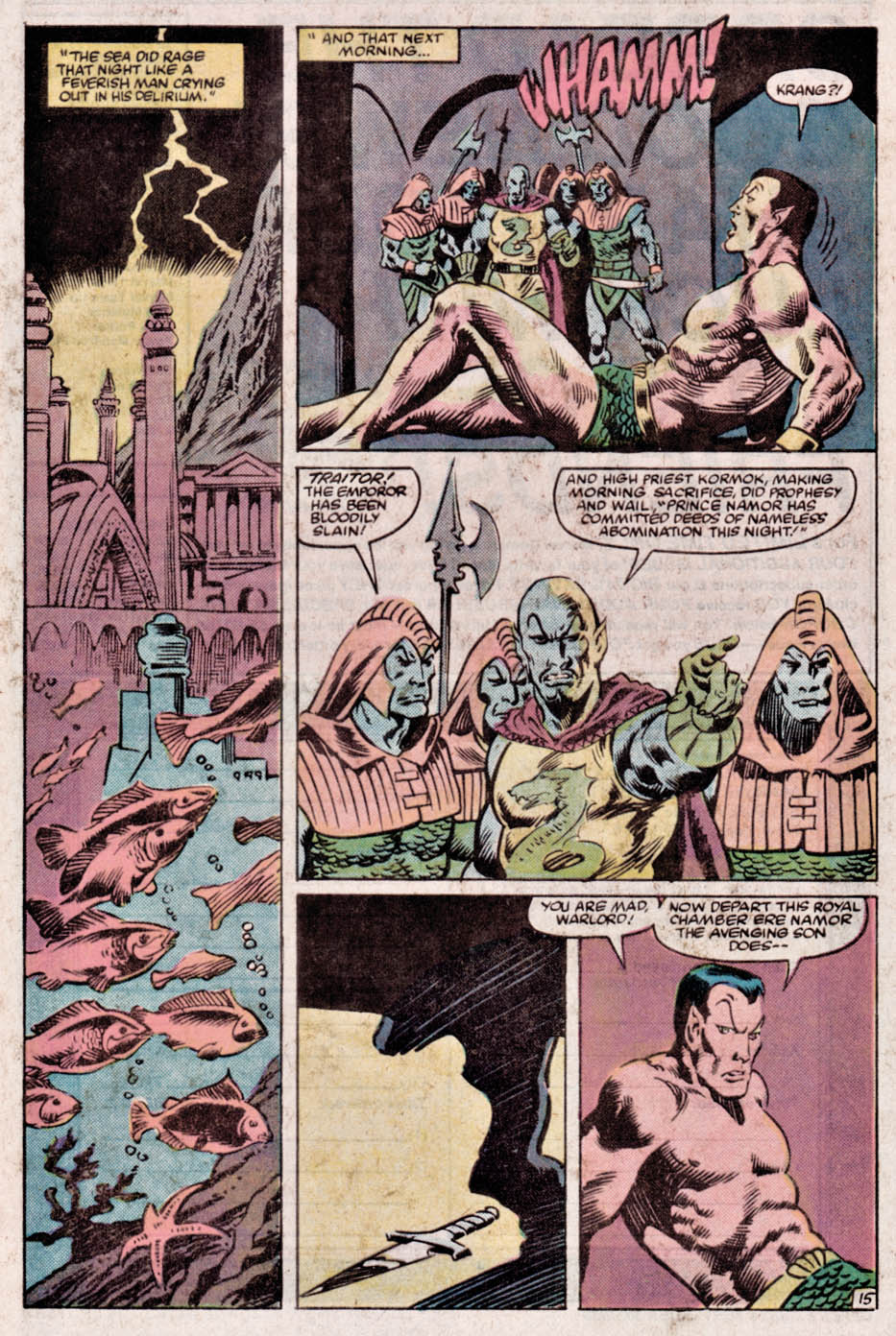 Read online What If? (1977) comic -  Issue #41 - The Sub-mariner had saved Atlantis from its destiny - 15