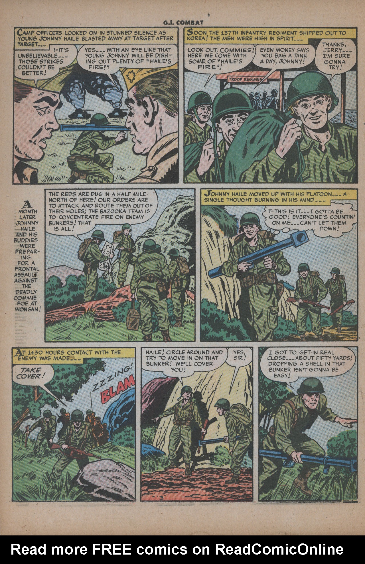 Read online G.I. Combat (1952) comic -  Issue #43 - 20