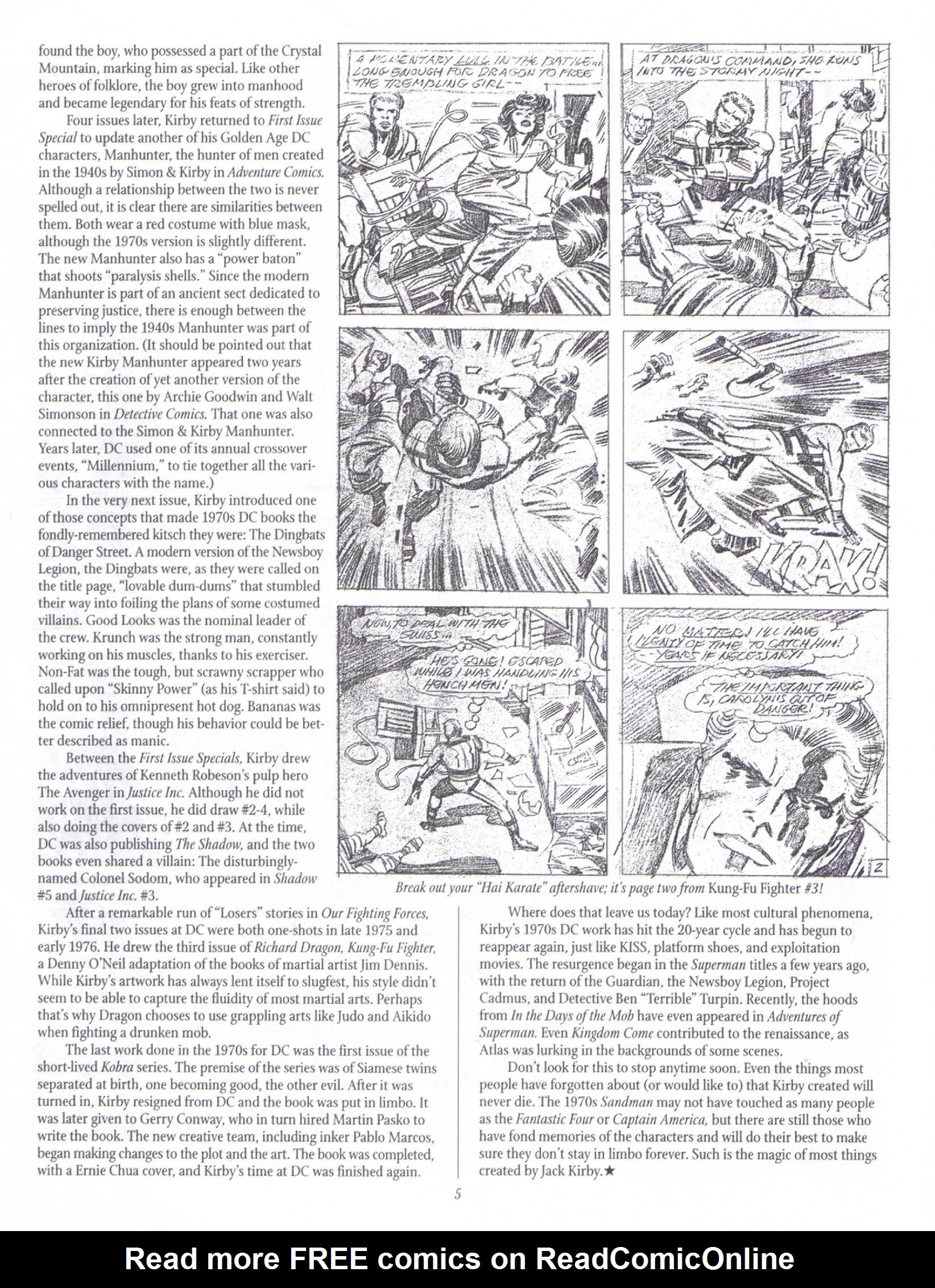 Read online The Jack Kirby Collector comic -  Issue #21 - 5
