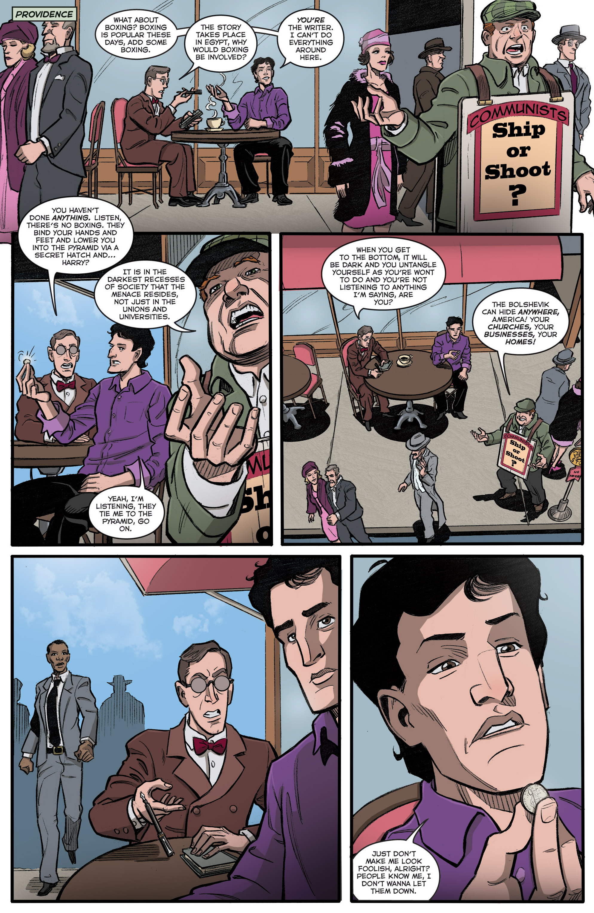 Read online Herald: Lovecraft and Tesla comic -  Issue #8 - 18