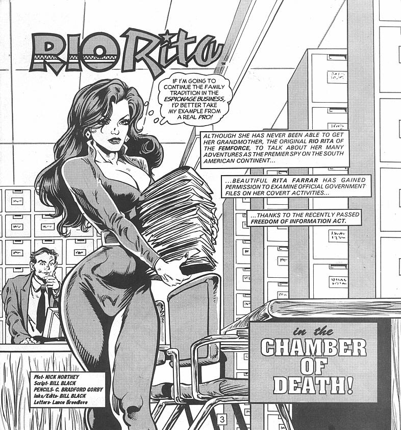Read online Femforce Femme Fatal: Rio Rita comic -  Issue # Full - 5