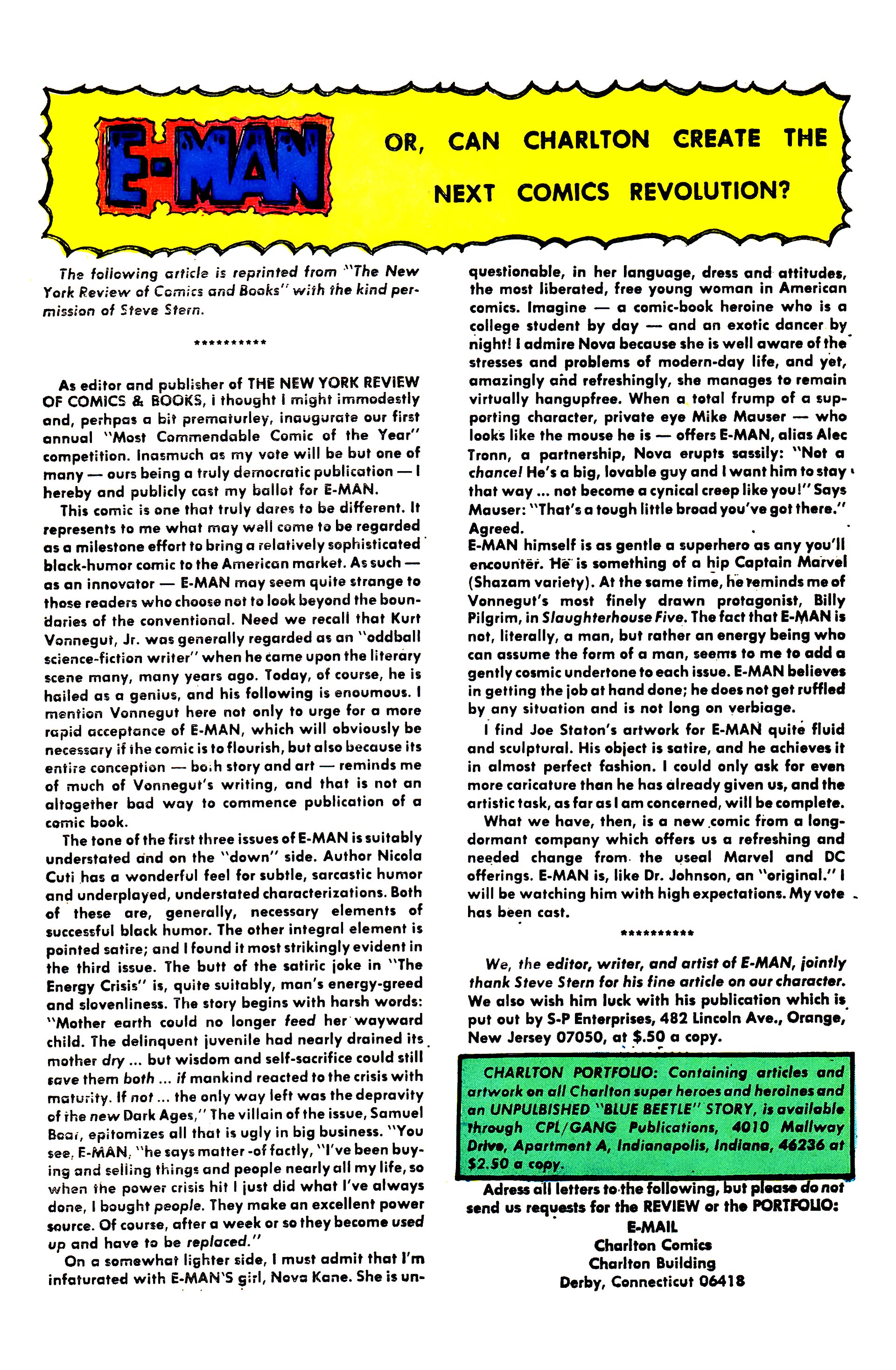 Read online E-Man (1973) comic -  Issue #6 - 10
