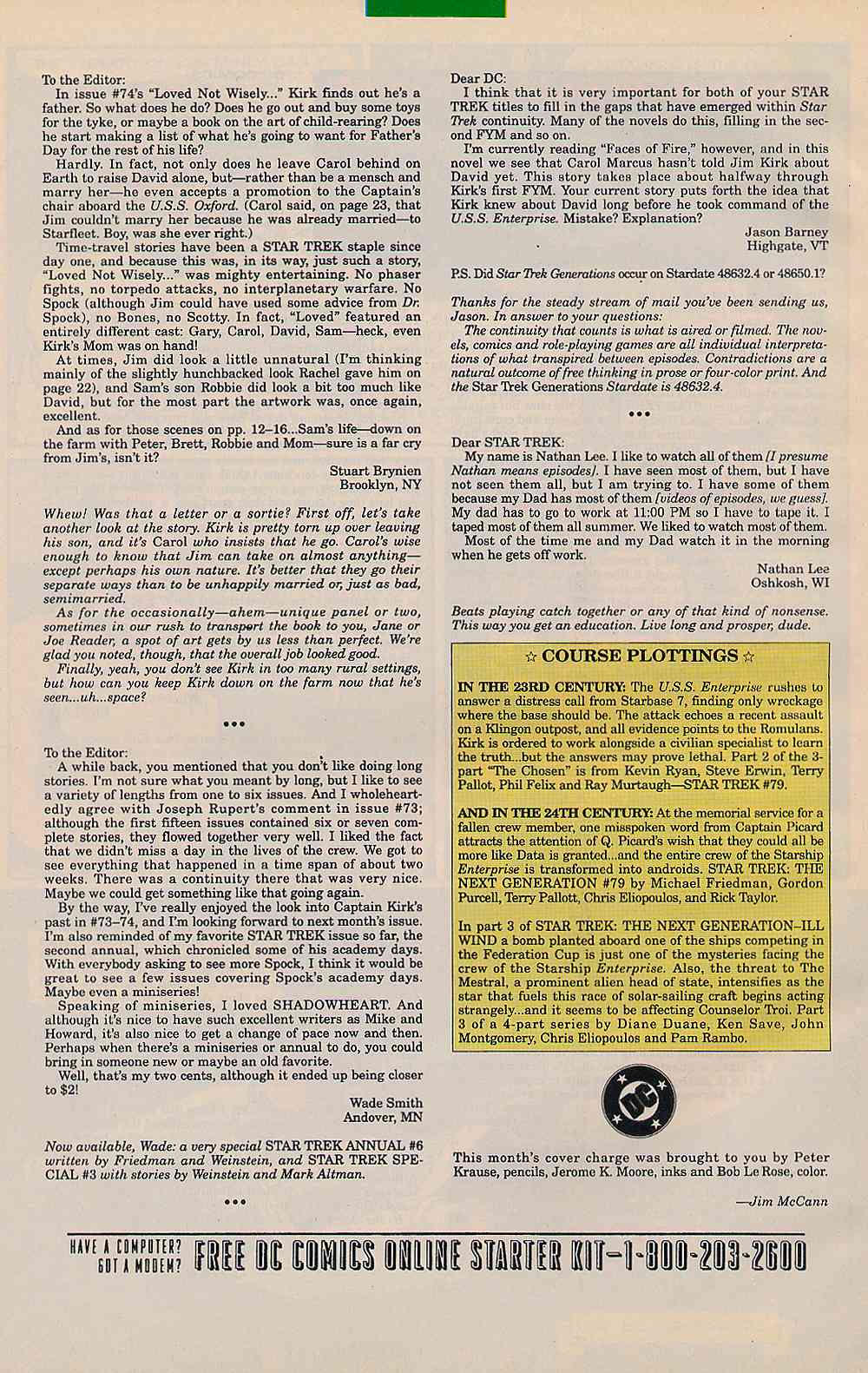 Read online Star Trek (1989) comic -  Issue #78 - 26