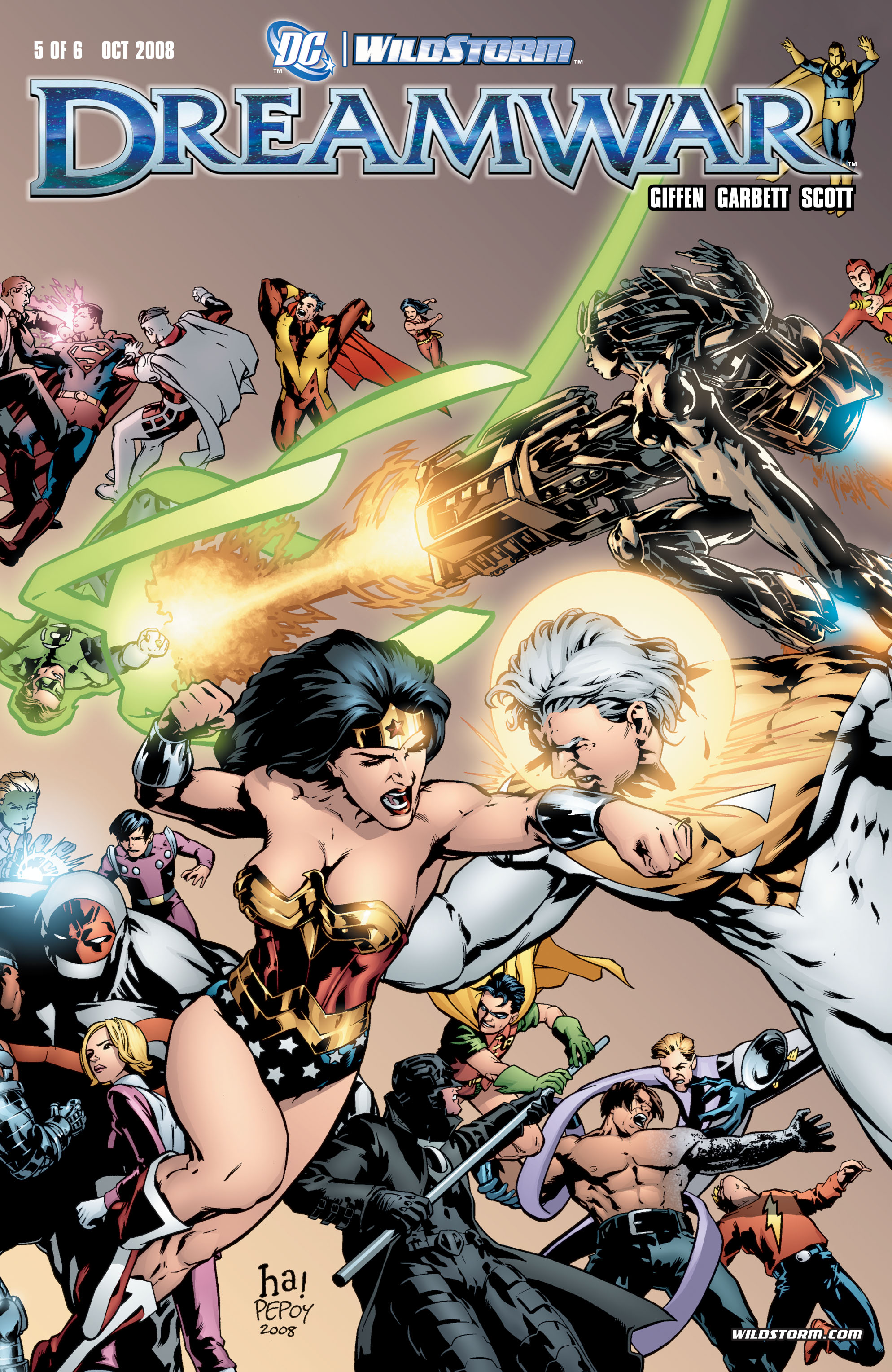 Read online DC/Wildstorm: Dreamwar comic -  Issue #5 - 1